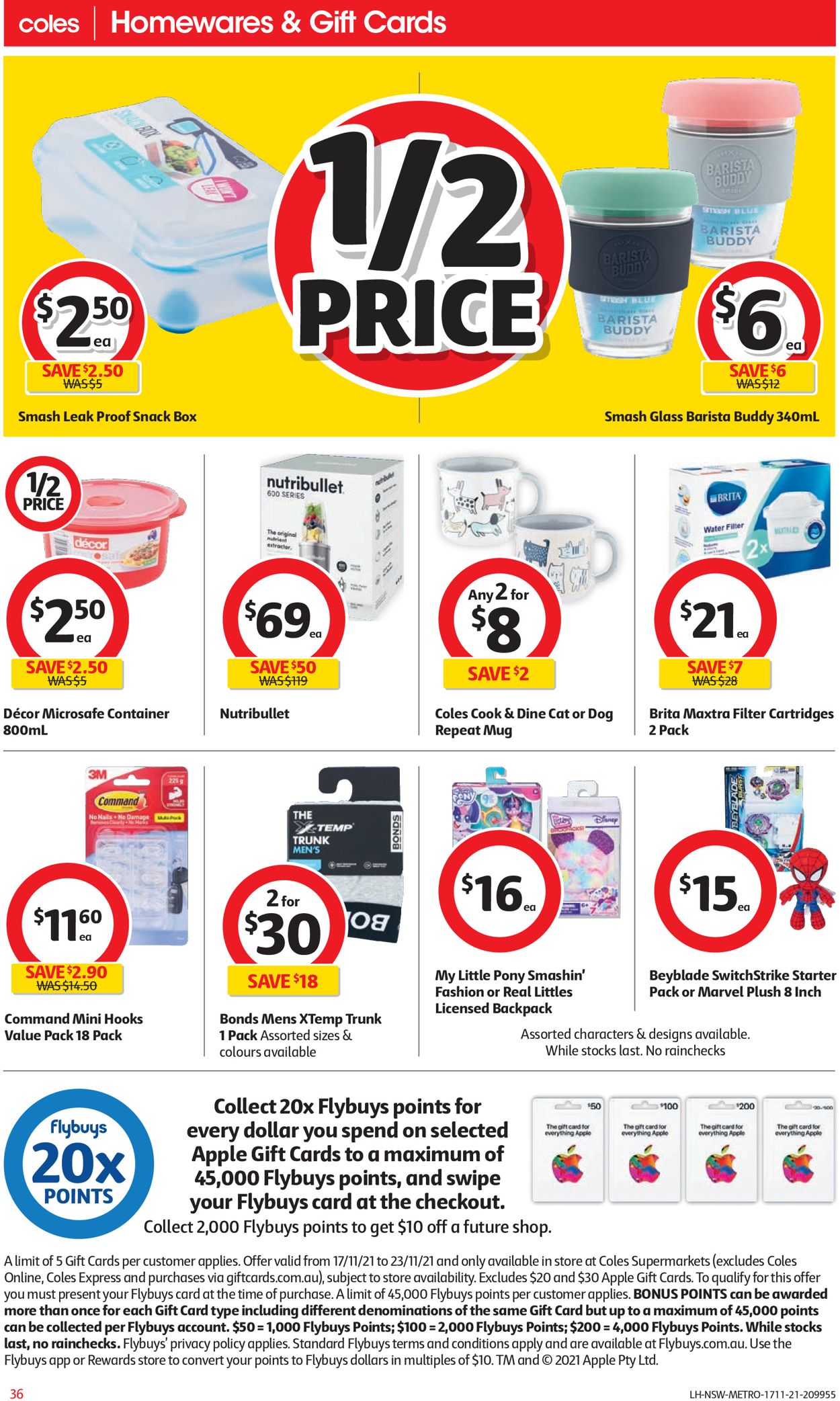 Coles HOLIDAYS 2021 Catalogue - 17/11-23/11/2021 (Page 36)