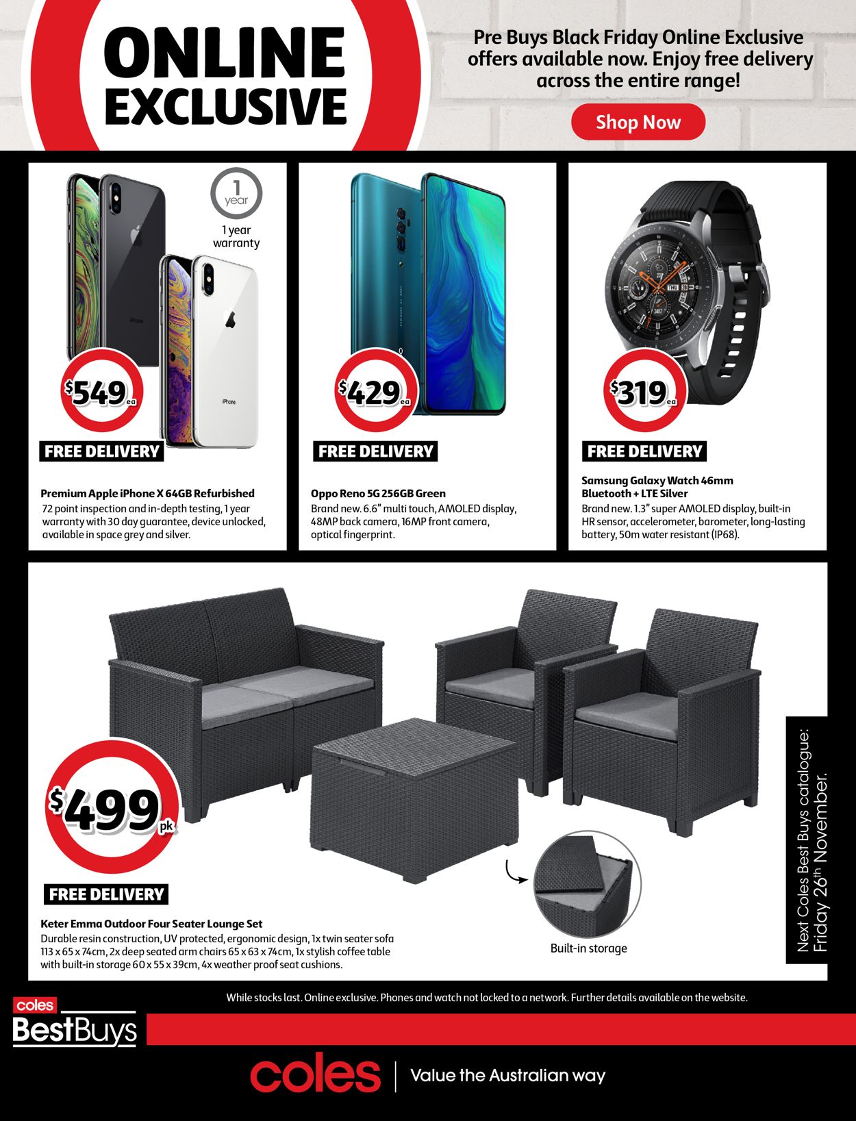 Coles BLACK FRIDAY 2021 Catalogue - 19/11-26/11/2021 (Page 4)
