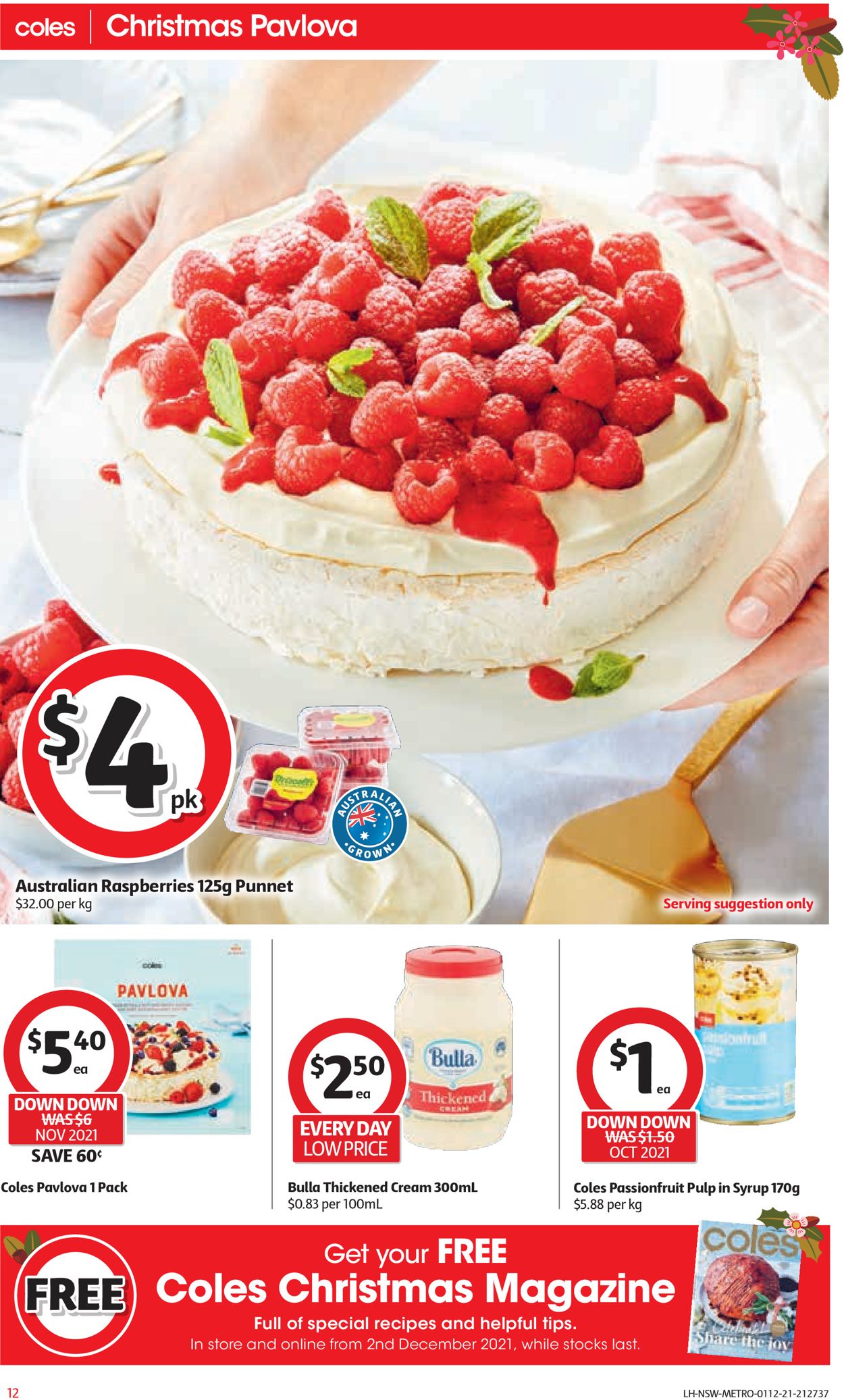 Coles HOLIDAYS 2021 Catalogue - 01/12-07/12/2021 (Page 12)