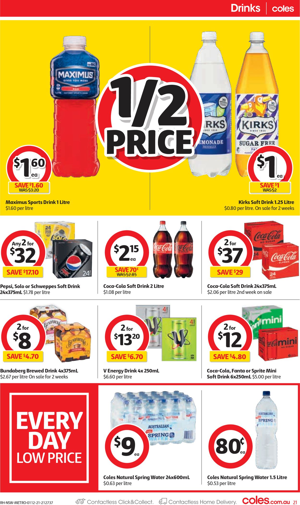 Coles HOLIDAYS 2021 Catalogue - 01/12-07/12/2021 (Page 21)