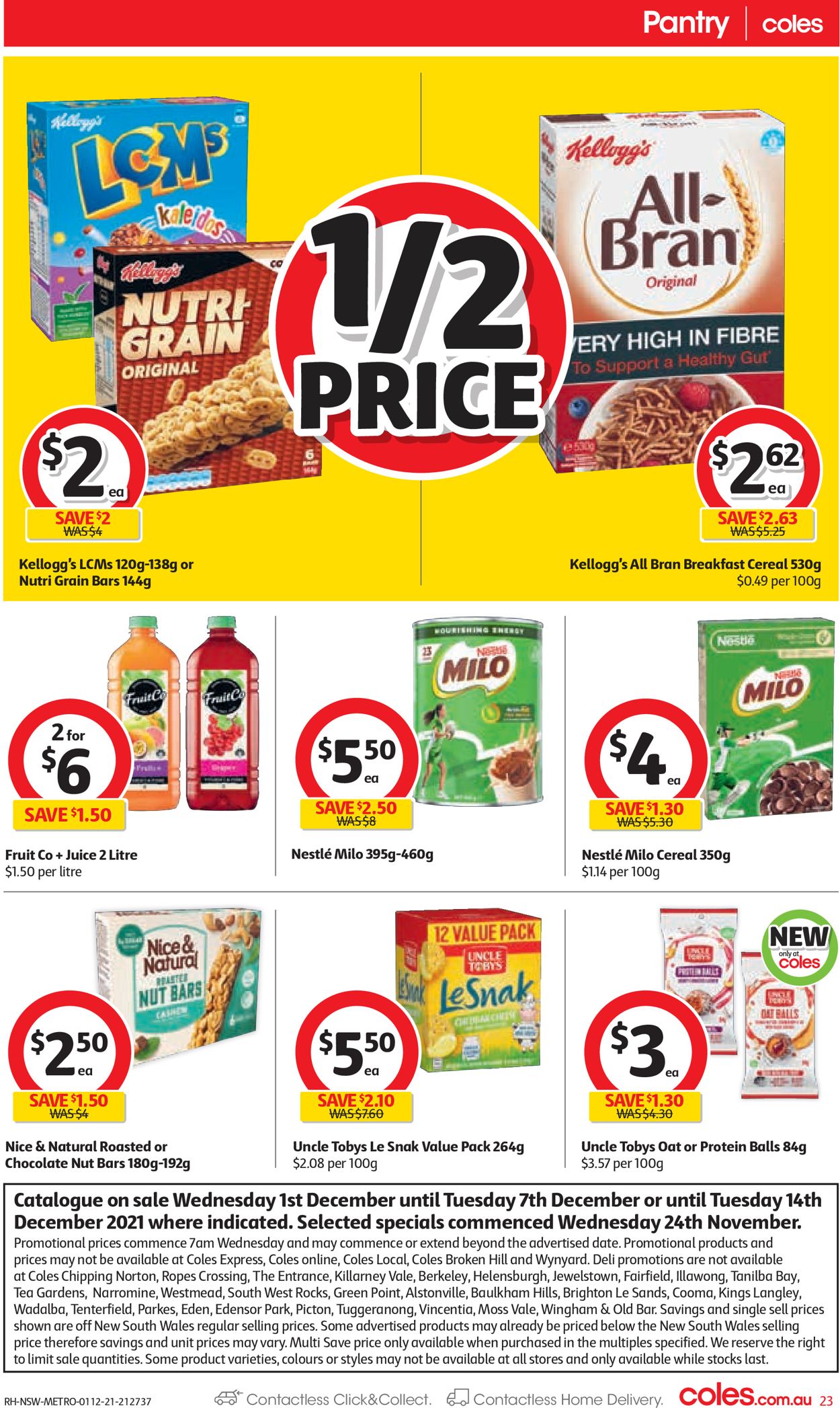 Coles HOLIDAYS 2021 Catalogue - 01/12-07/12/2021 (Page 23)