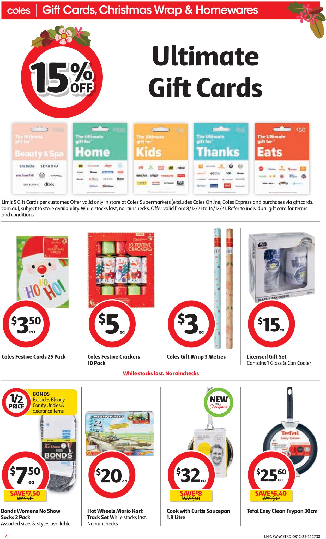 Coles HOLIDAYS 2021 Catalogue - 08/12-14/12/2021 (Page 4)