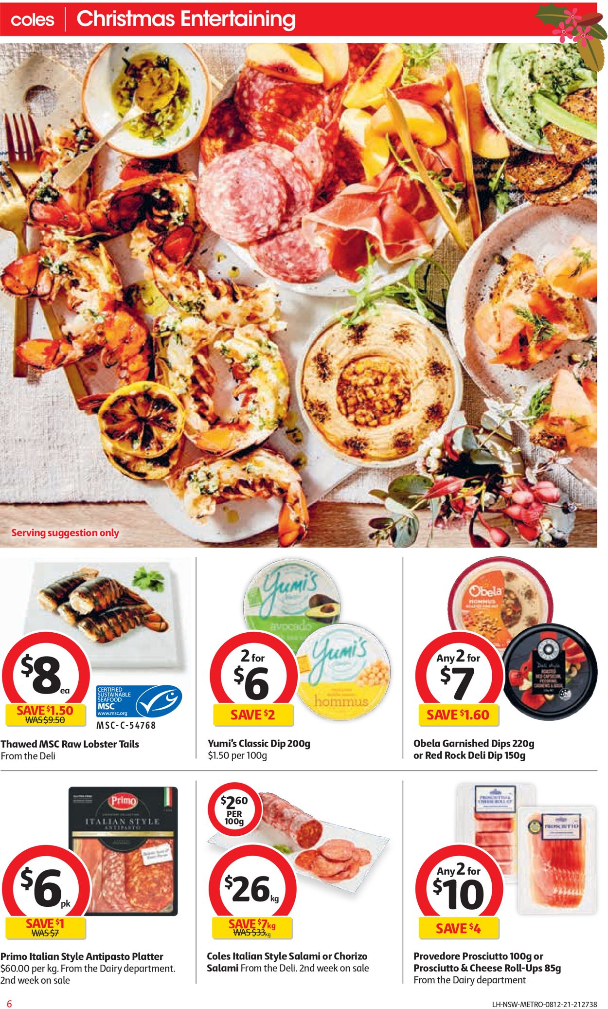 Coles HOLIDAYS 2021 Catalogue - 08/12-14/12/2021 (Page 6)