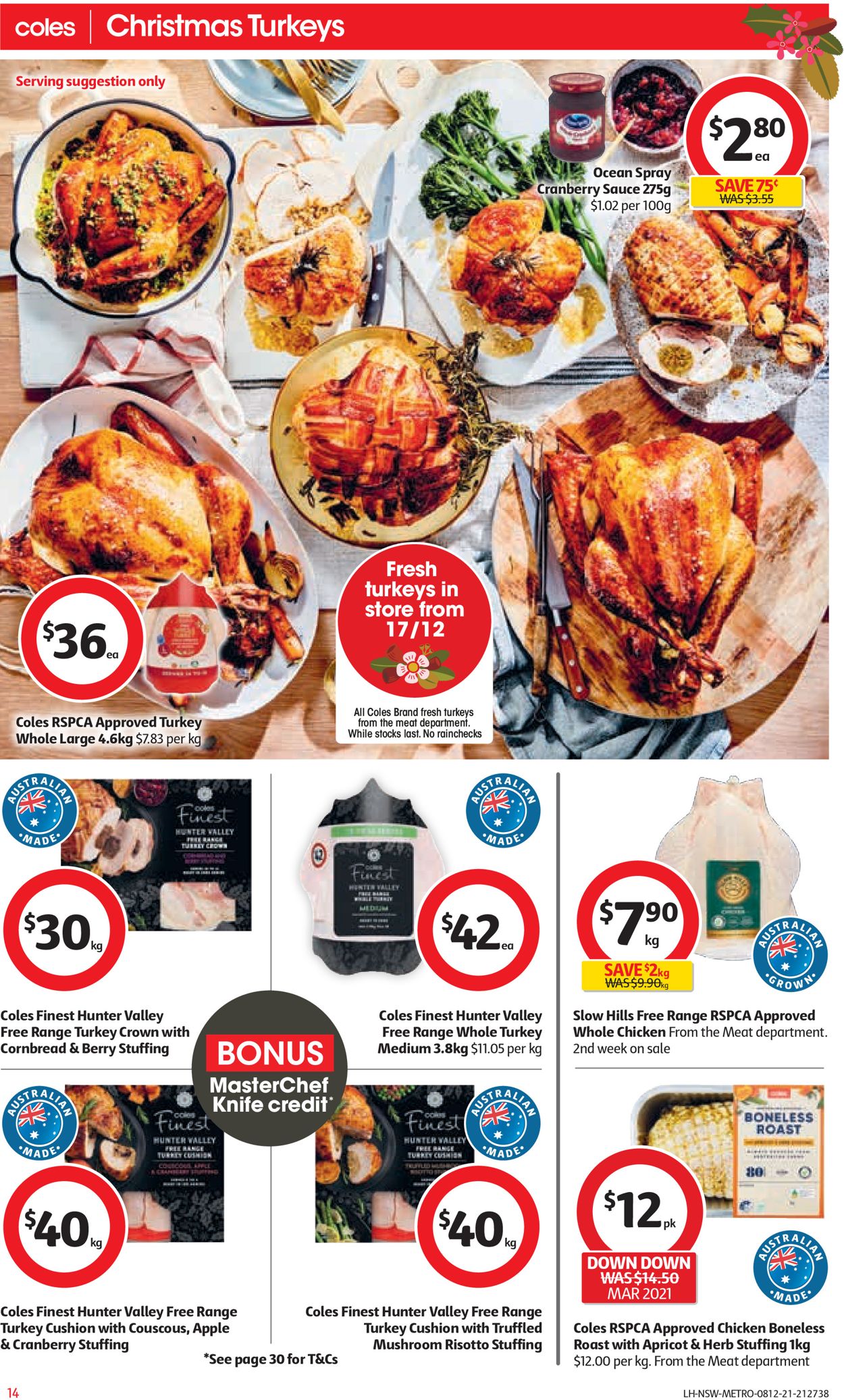 Coles HOLIDAYS 2021 Catalogue - 08/12-14/12/2021 (Page 14)