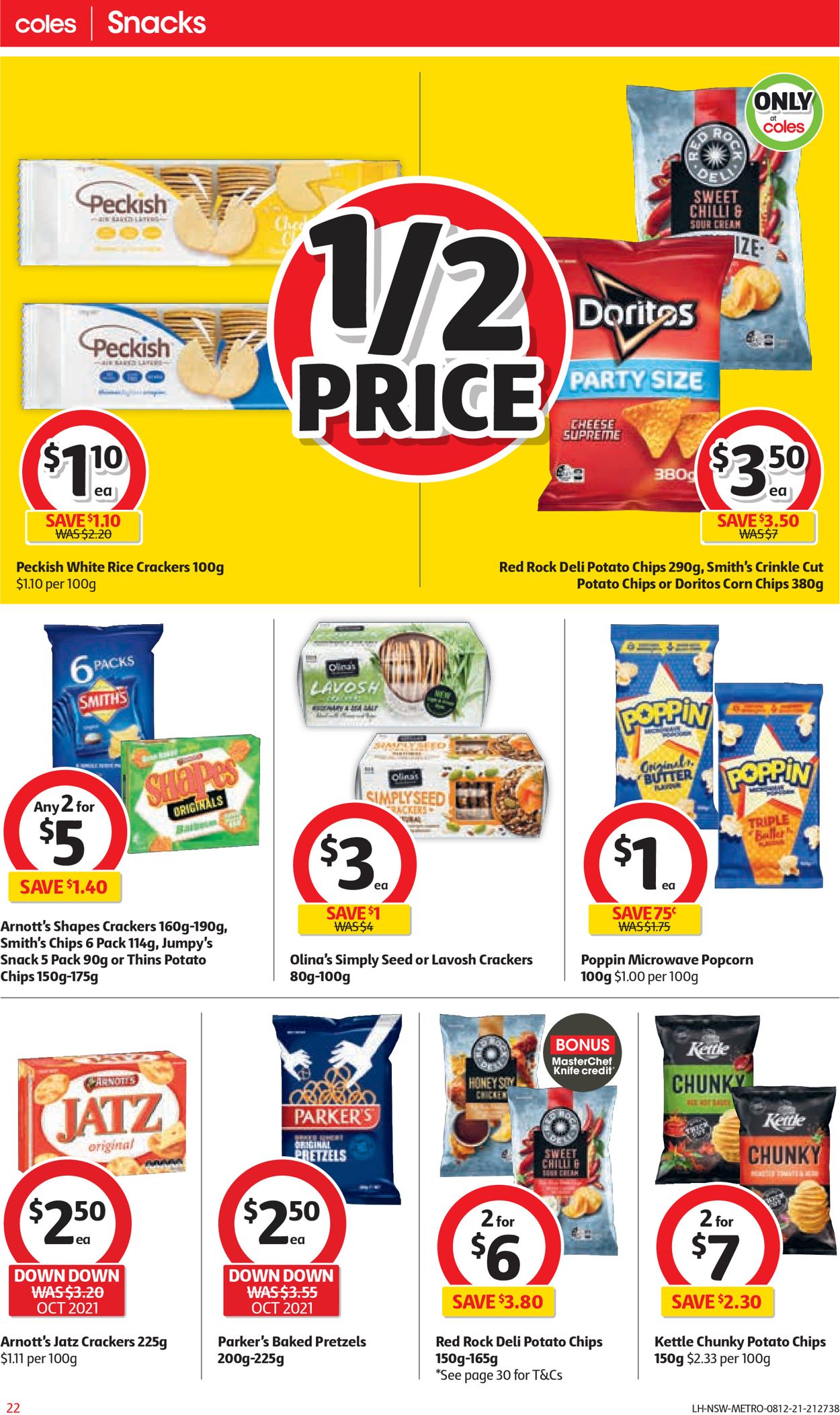 Coles HOLIDAYS 2021 Catalogue - 08/12-14/12/2021 (Page 22)