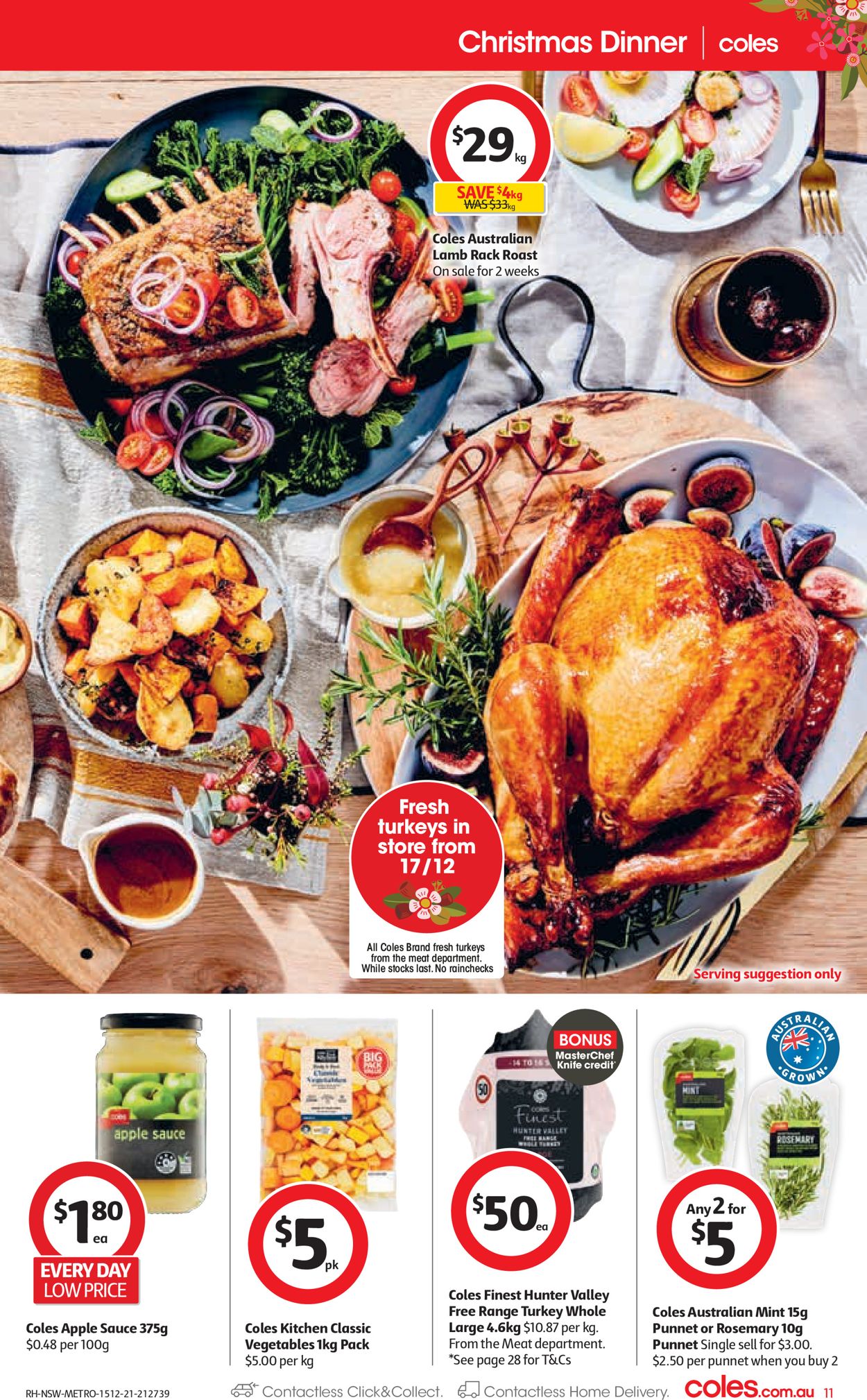 Coles HOLIDAYS 2021 Catalogue - 15/12-24/12/2021 (Page 11)