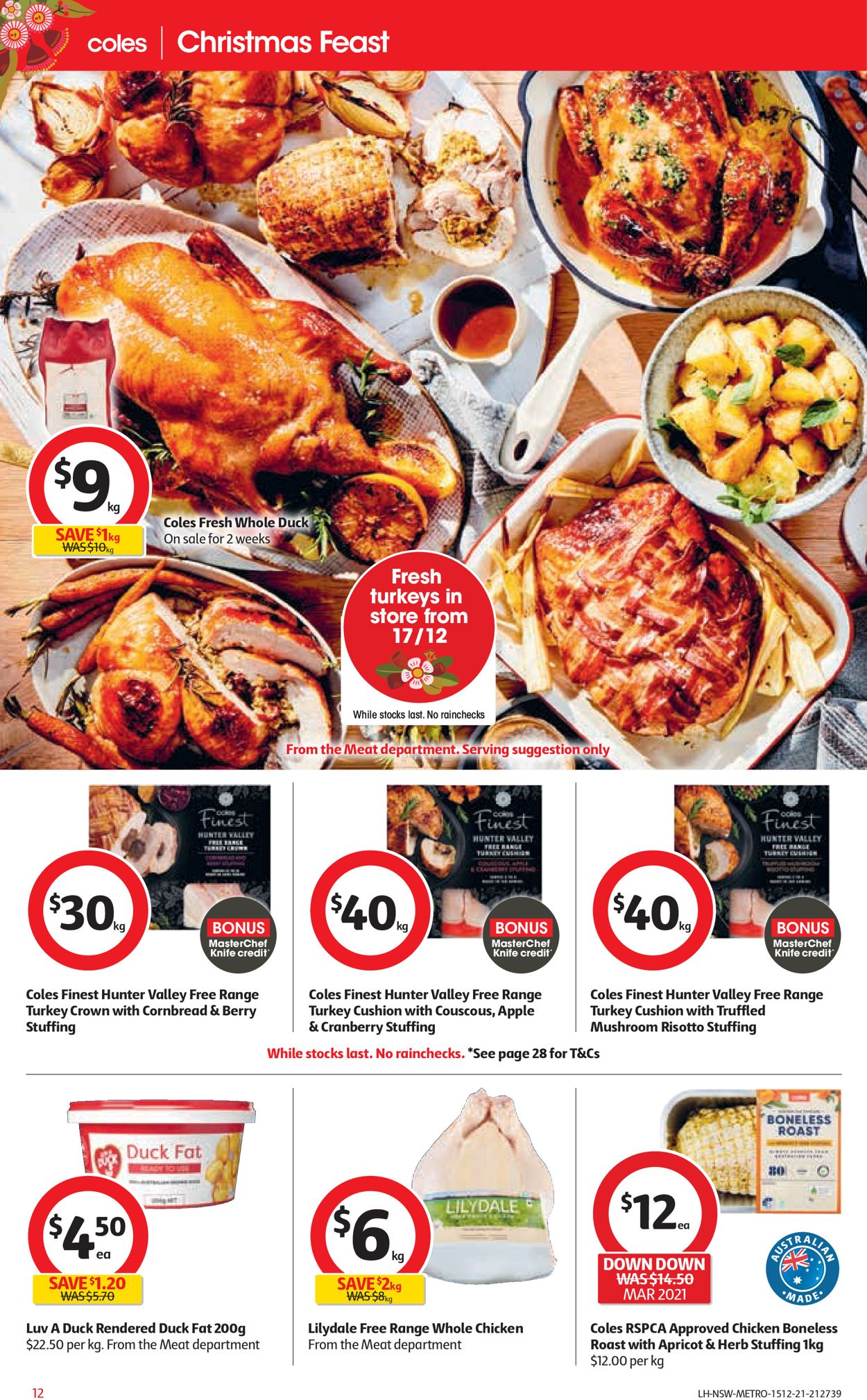 Coles HOLIDAYS 2021 Catalogue - 15/12-24/12/2021 (Page 12)