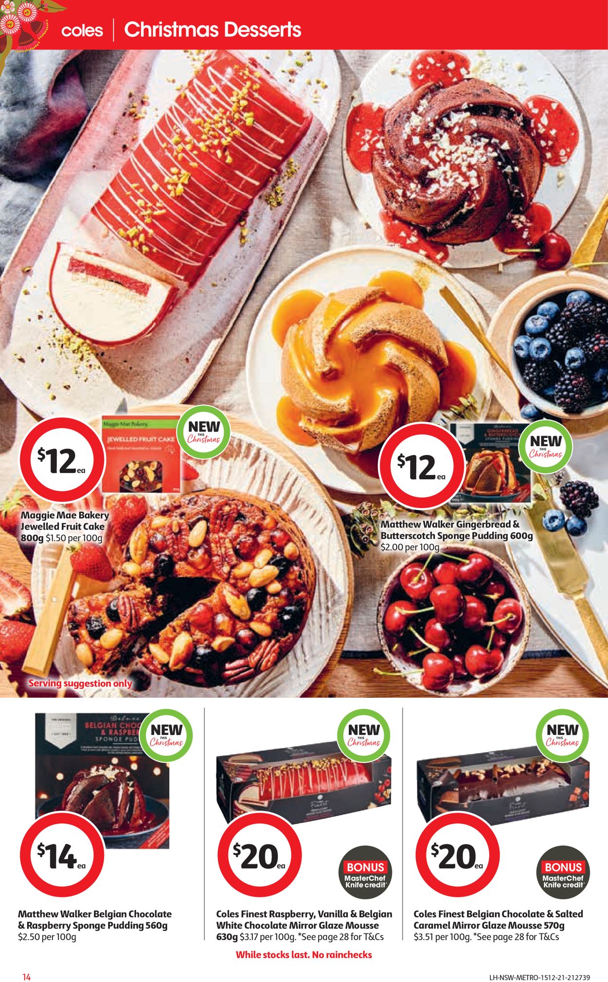 Coles HOLIDAYS 2021 Catalogue - 15/12-24/12/2021 (Page 14)