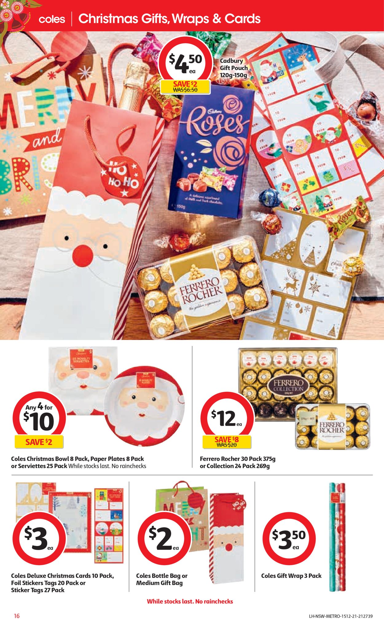 Coles HOLIDAYS 2021 Catalogue - 15/12-24/12/2021 (Page 16)