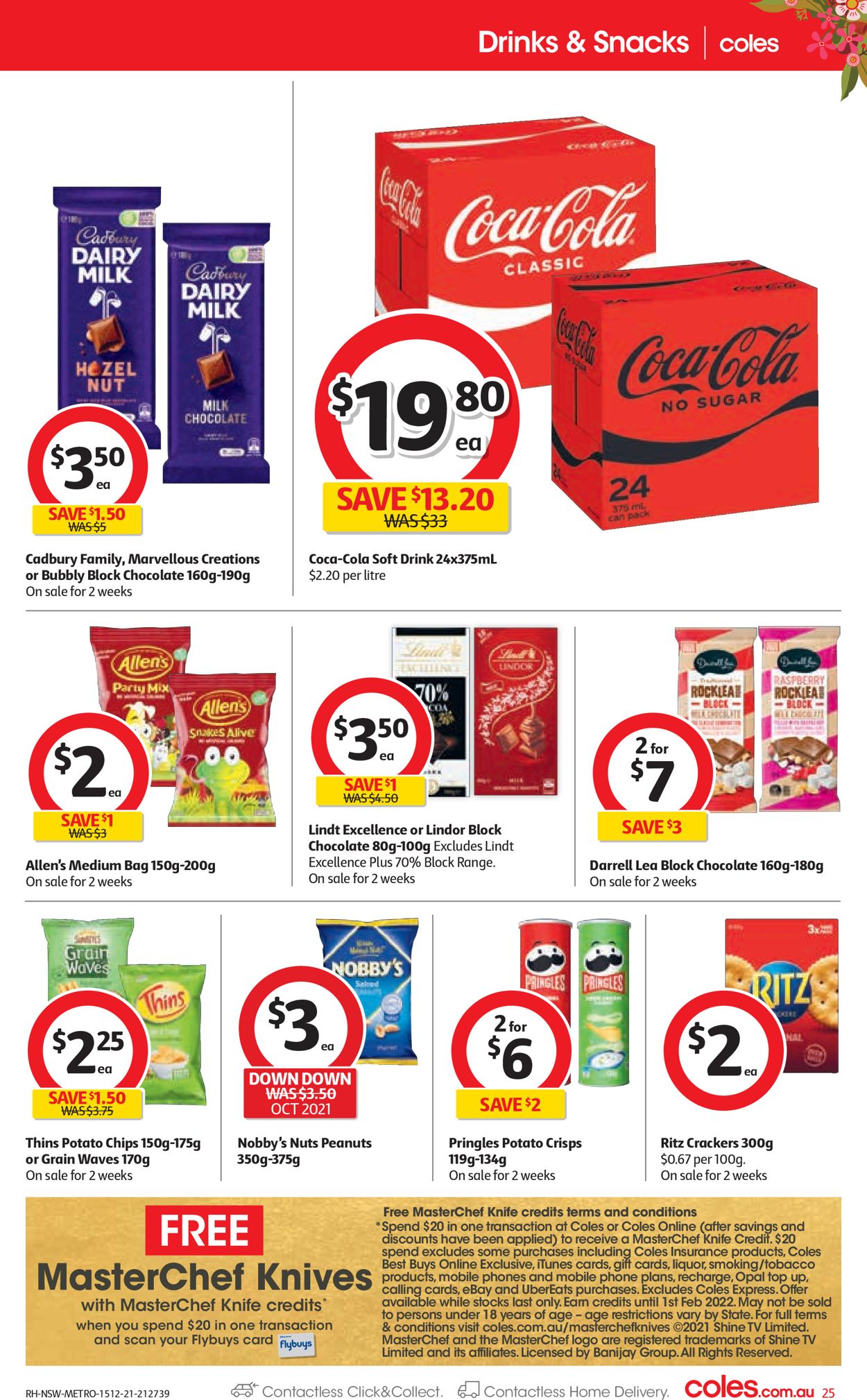 Coles HOLIDAYS 2021 Catalogue - 15/12-24/12/2021 (Page 25)