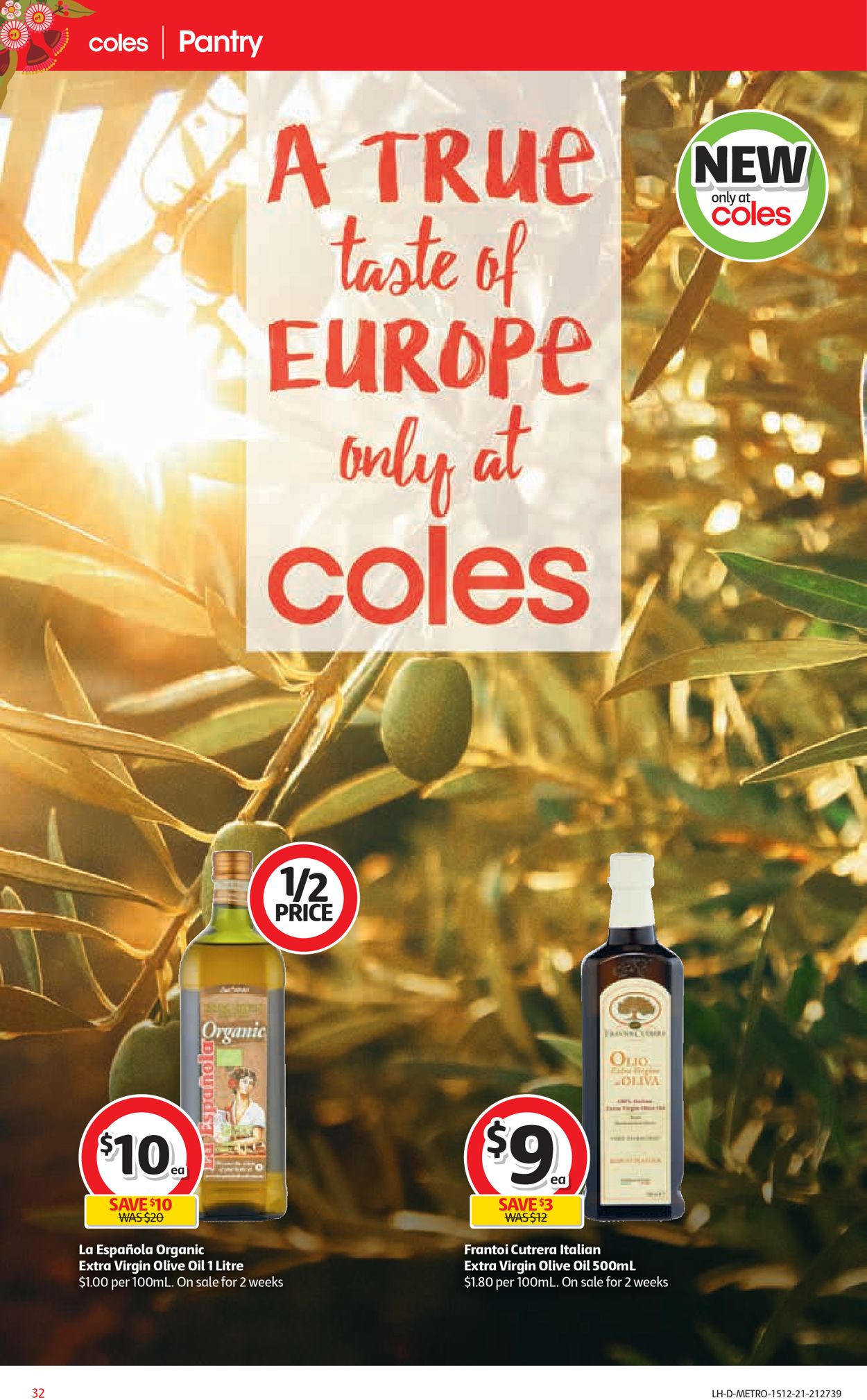 Coles HOLIDAYS 2021 Catalogue - 15/12-24/12/2021 (Page 32)