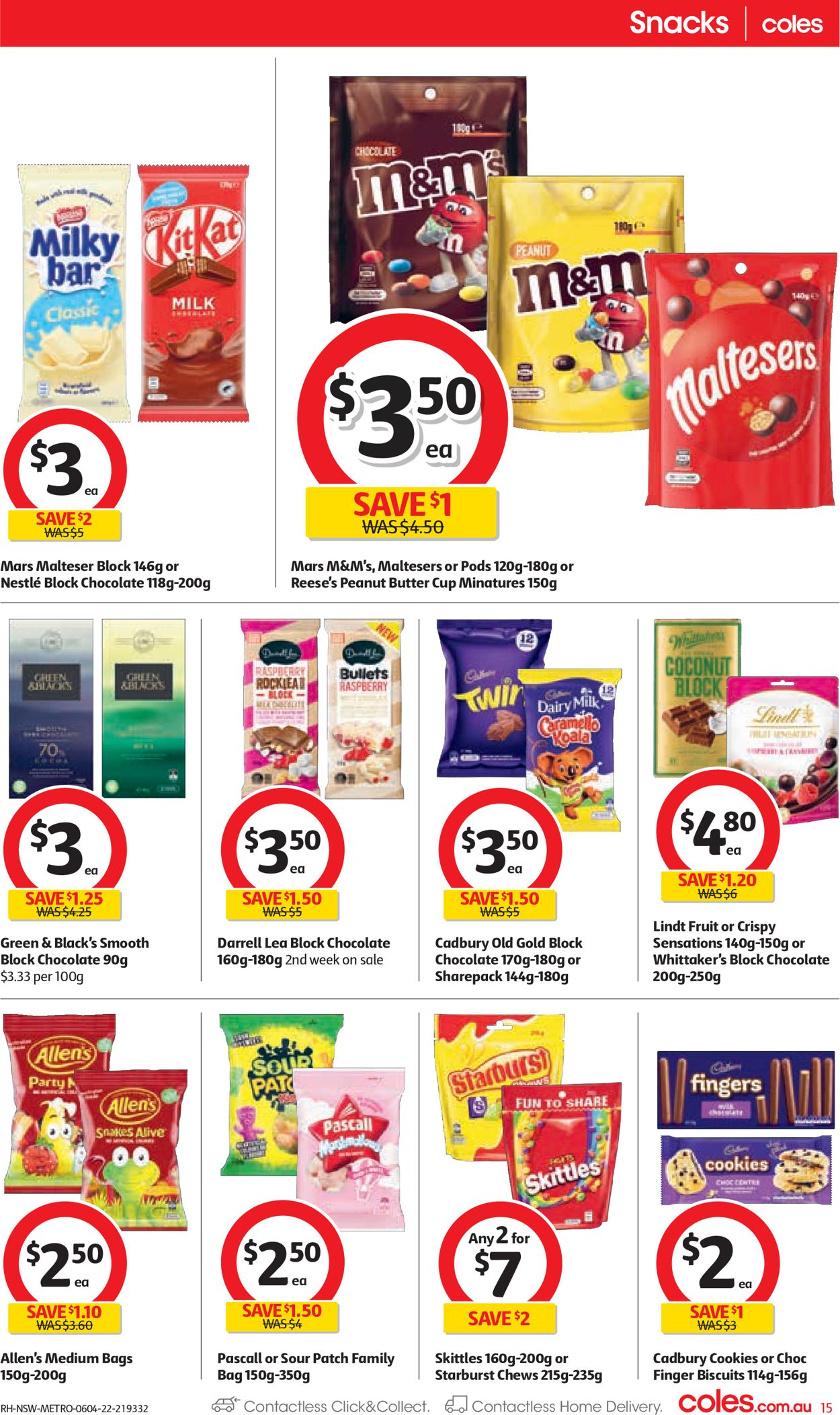 Coles EASTER 2022 Catalogue - 06/04-12/04/2022 (Page 15)