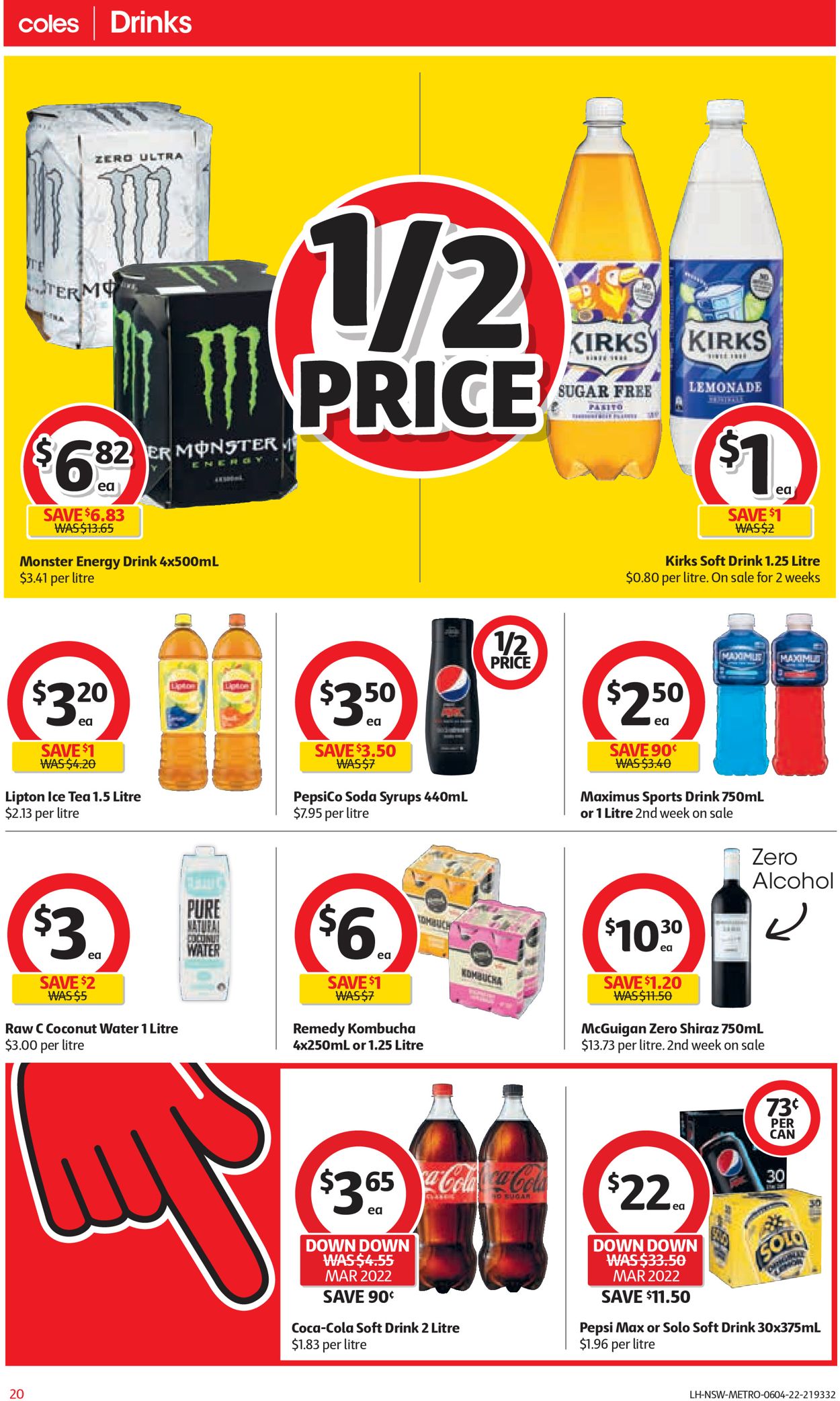 Coles EASTER 2022 Catalogue - 06/04-12/04/2022 (Page 20)