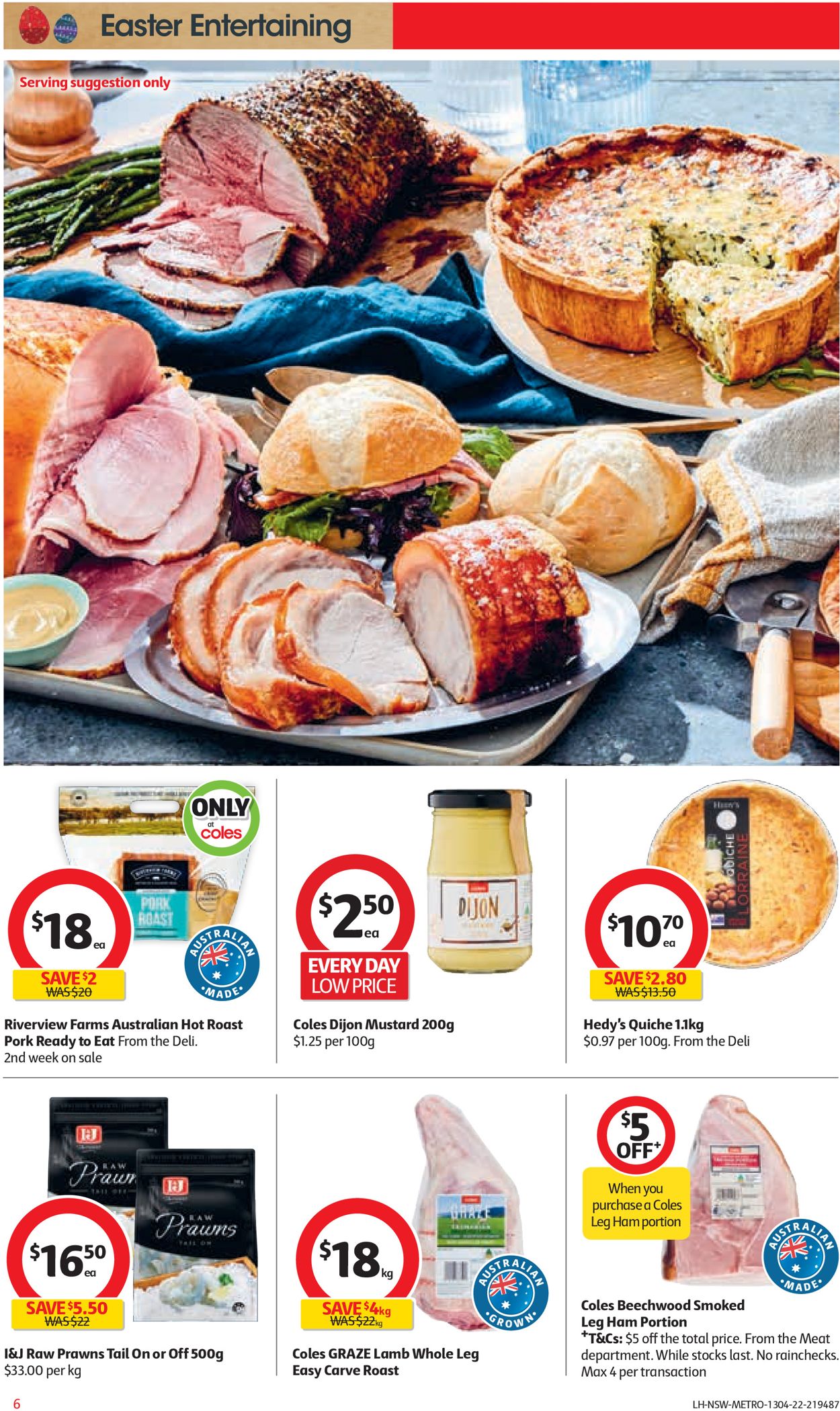Coles EASTER 2022 Catalogue - 13/04-19/04/2022 (Page 6)