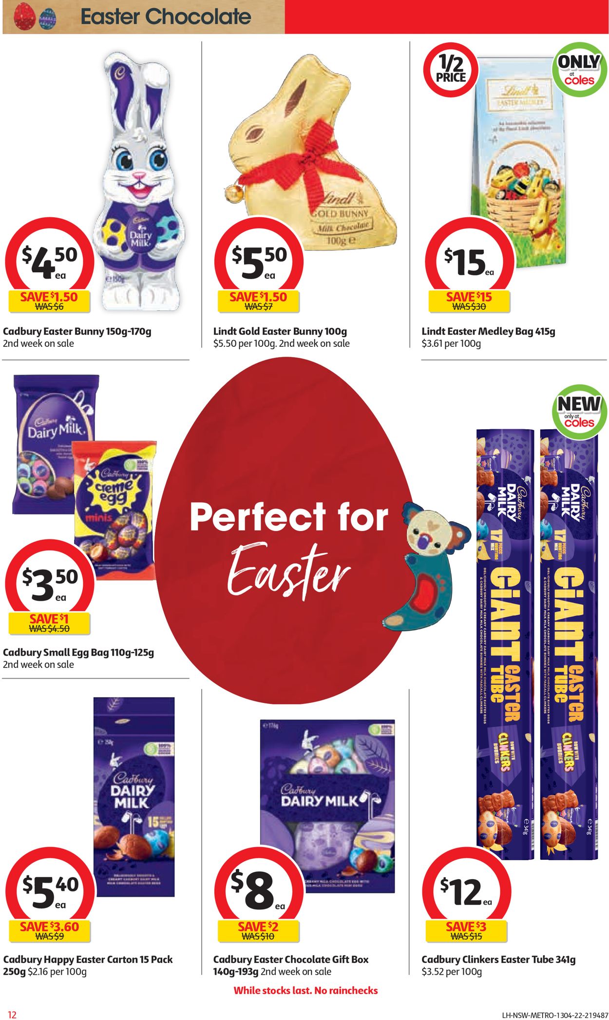 Coles EASTER 2022 Catalogue - 13/04-19/04/2022 (Page 12)
