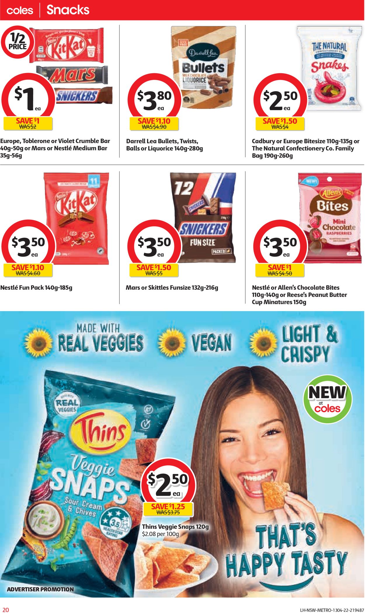 Coles EASTER 2022 Catalogue - 13/04-19/04/2022 (Page 20)