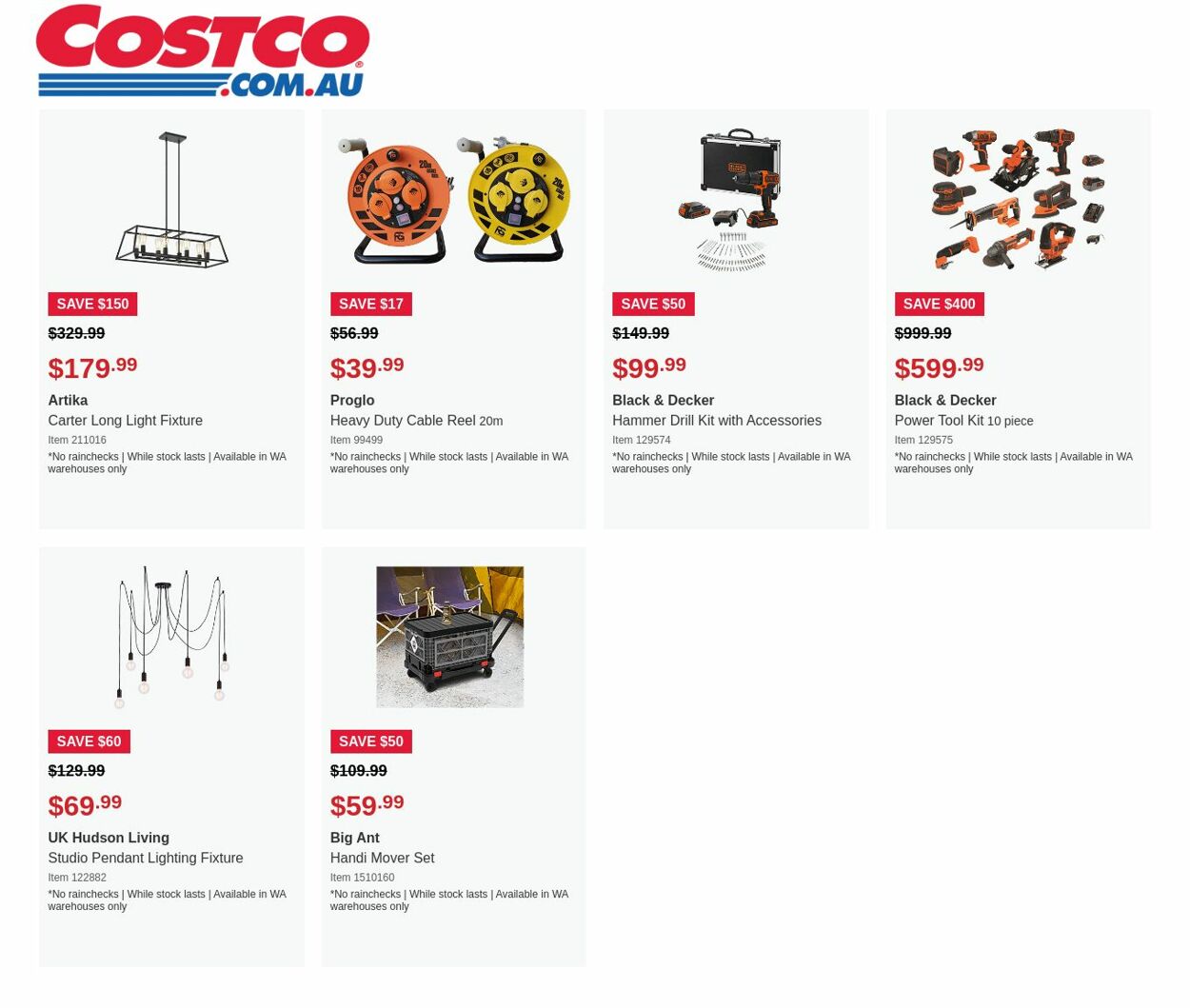 Costco Catalogue - 08/05-15/05/2023
