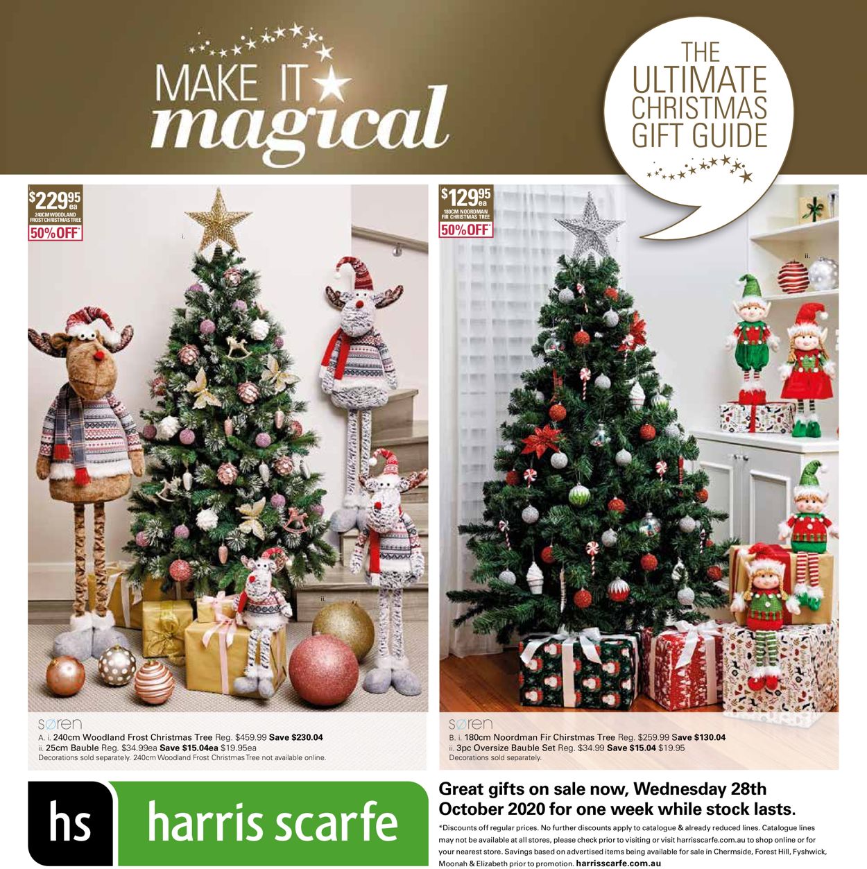 Harris Scarfe Christmas 2020 Catalogue - 28/10-04/11/2020