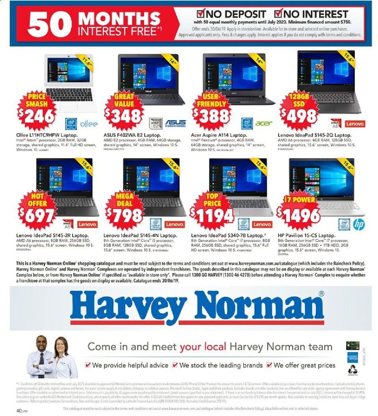 Harvey Norman Catalogue - 30/05-30/06/2019 (Page 40)