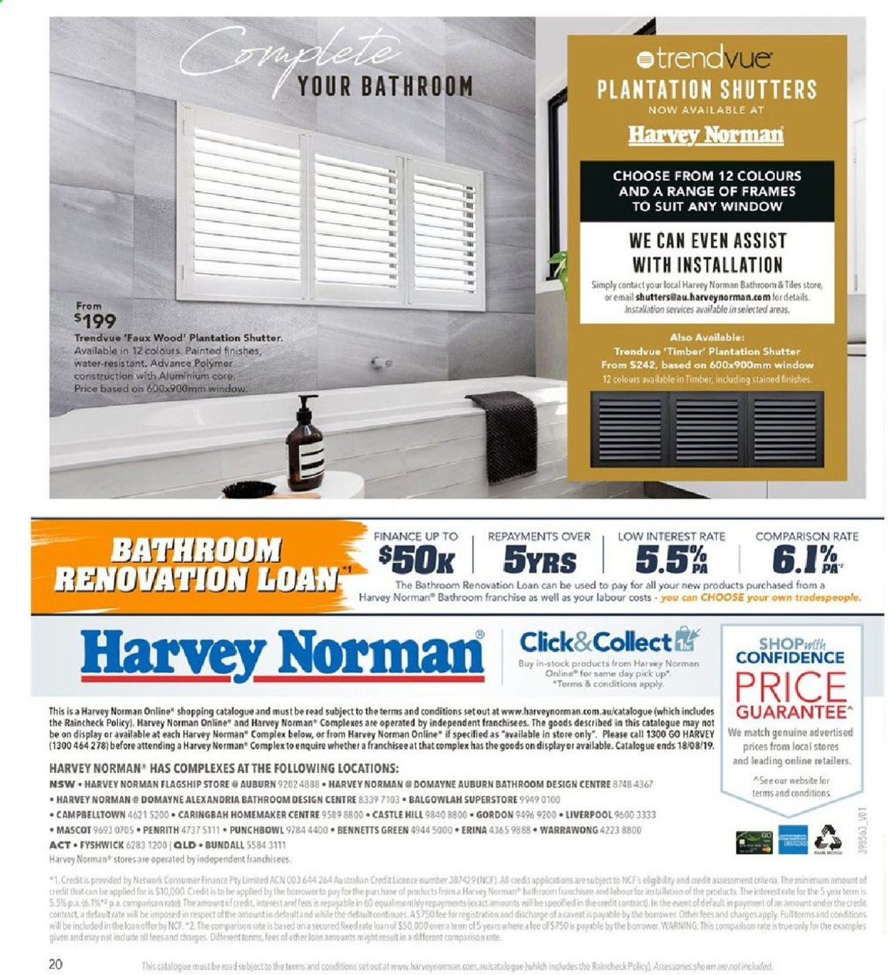 Harvey Norman Catalogue - 01/08-18/08/2019 (Page 20)