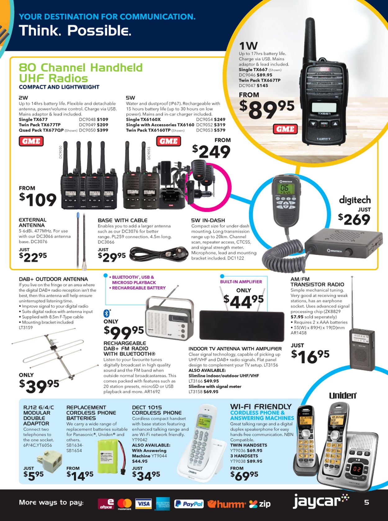 Jaycar Electronics Catalogue - 24/04-23/05/2020 (Page 5)