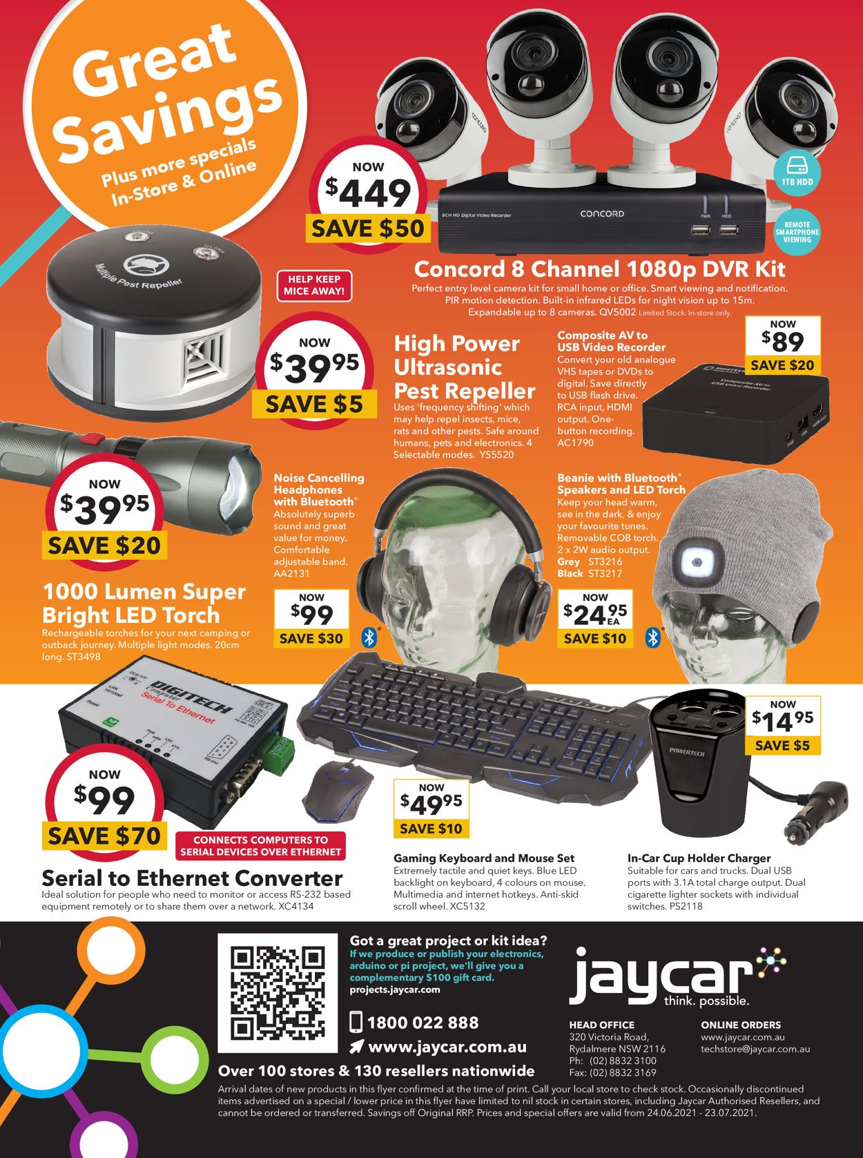 Jaycar Electronics Catalogue - 24/06-23/07/2021 (Page 8)