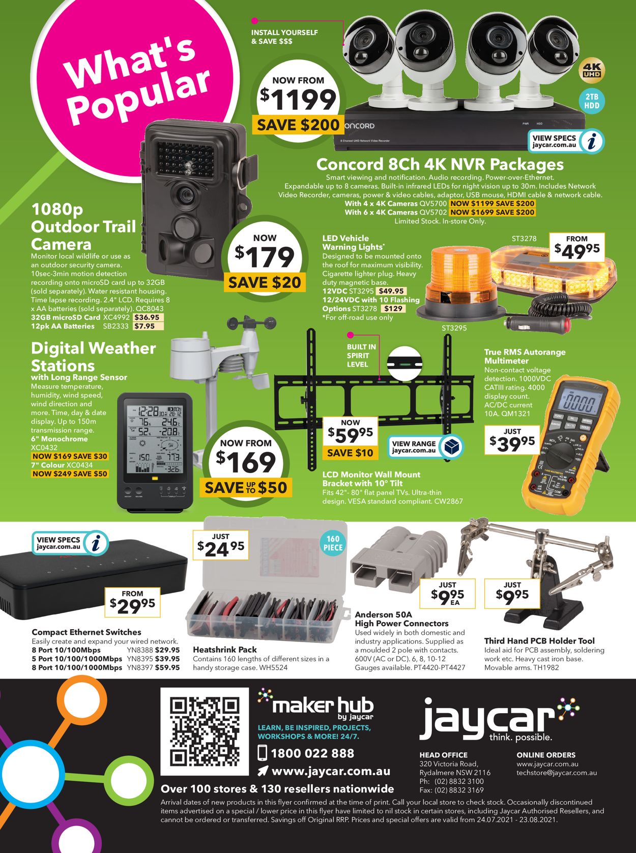 Jaycar Electronics Catalogue - 24/07-23/08/2021 (Page 8)