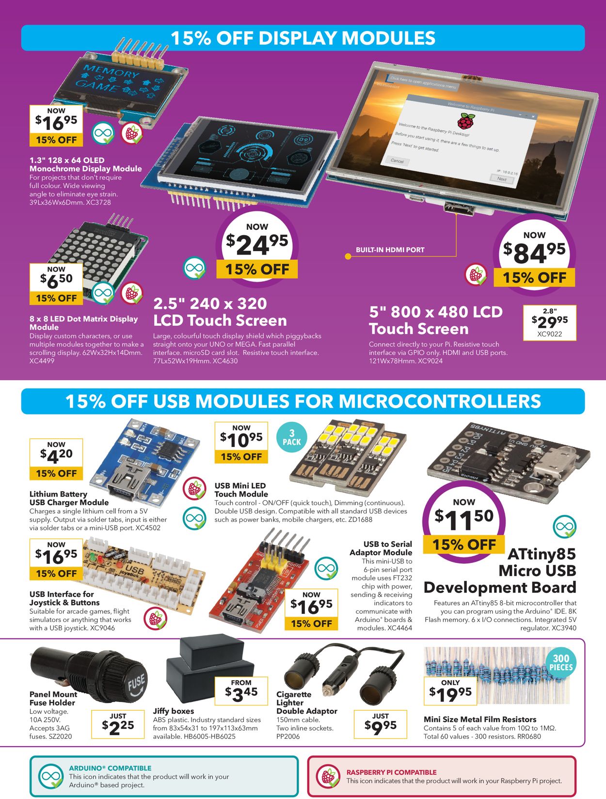 Jaycar Electronics Catalogue - 24/09-23/10/2021 (Page 5)