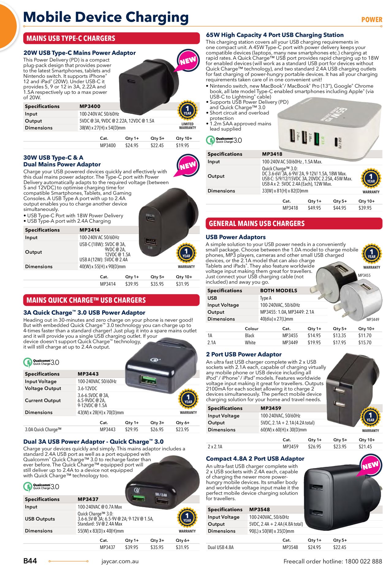 Jaycar Electronics Catalogue - 23/06-30/09/2022 (Page 44)