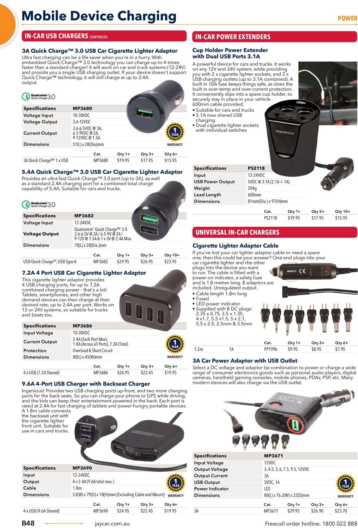 Jaycar Electronics Catalogue - 23/06-30/09/2022 (Page 48)