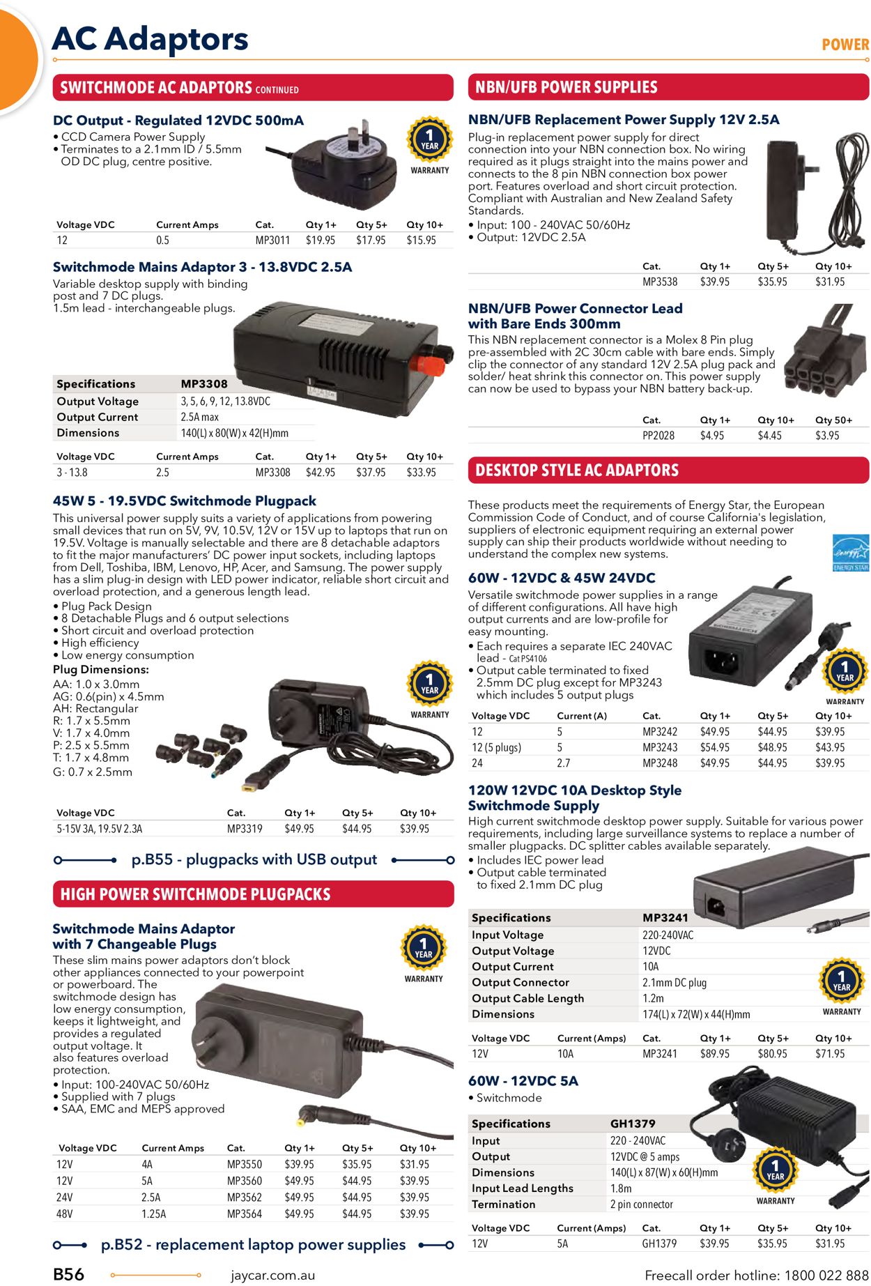Jaycar Electronics Catalogue - 23/06-30/09/2022 (Page 56)