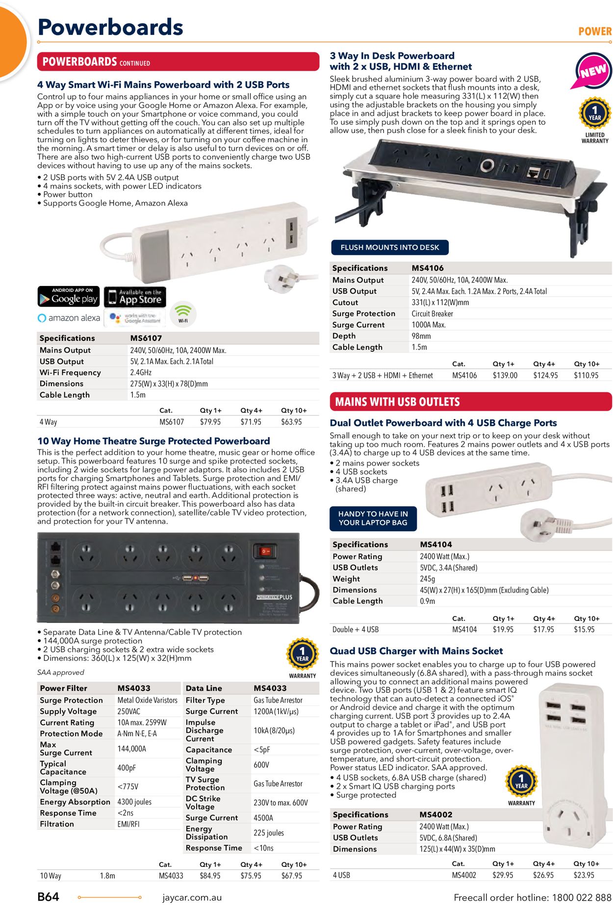 Jaycar Electronics Catalogue - 23/06-30/09/2022 (Page 64)