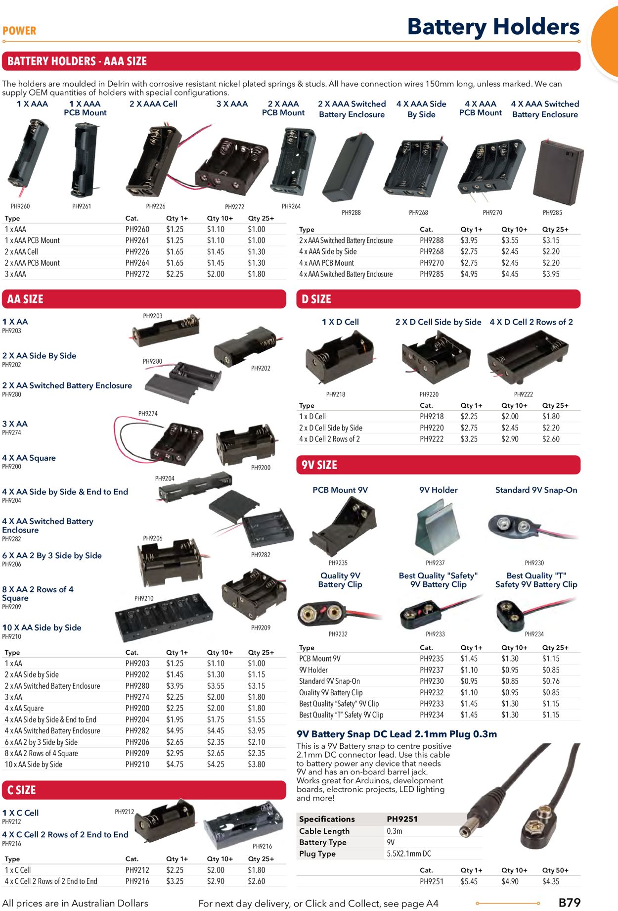 Jaycar Electronics Catalogue - 23/06-30/09/2022 (Page 79)