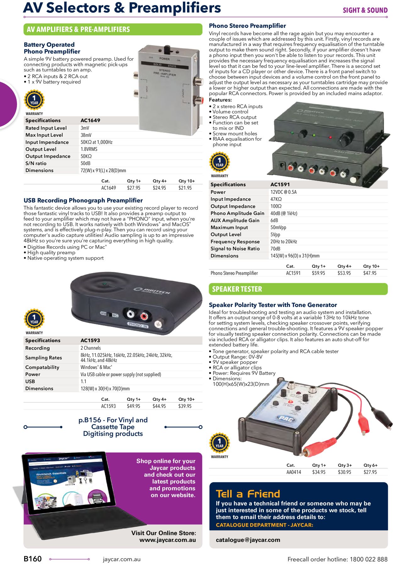 Jaycar Electronics Catalogue - 23/06-30/09/2022 (Page 160)