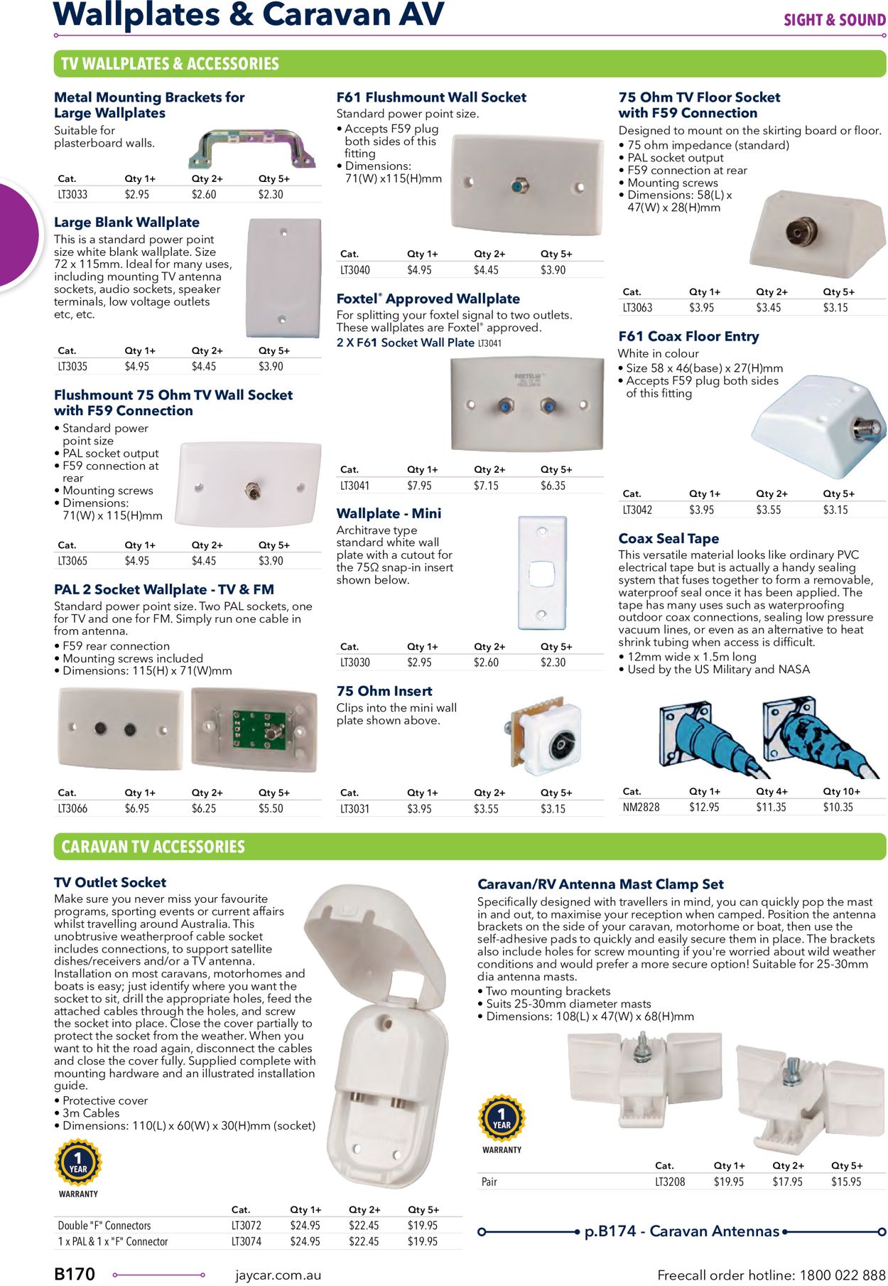 Jaycar Electronics Catalogue - 23/06-30/09/2022 (Page 170)