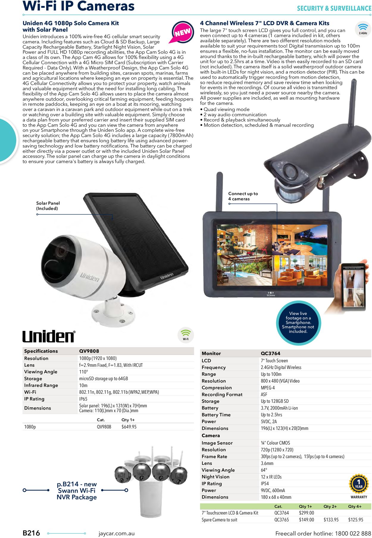 Jaycar Electronics Catalogue - 23/06-30/09/2022 (Page 216)