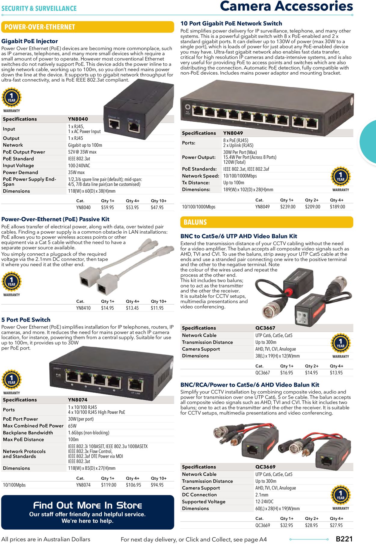 Jaycar Electronics Catalogue - 23/06-30/09/2022 (Page 221)