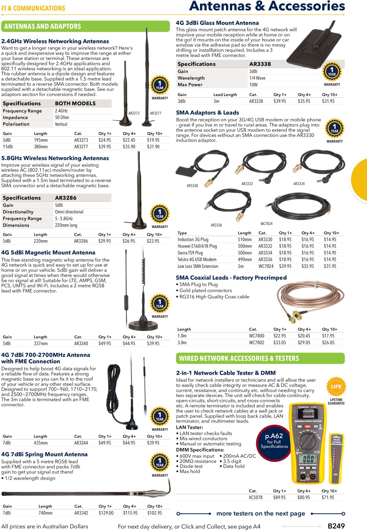 Jaycar Electronics Catalogue - 23/06-30/09/2022 (Page 249)