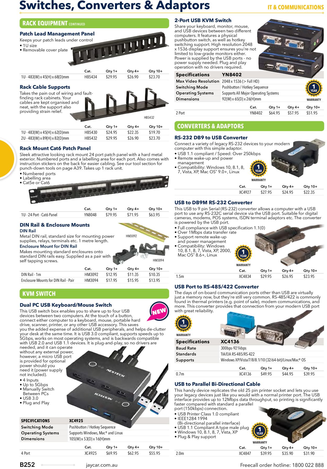 Jaycar Electronics Catalogue - 23/06-30/09/2022 (Page 252)