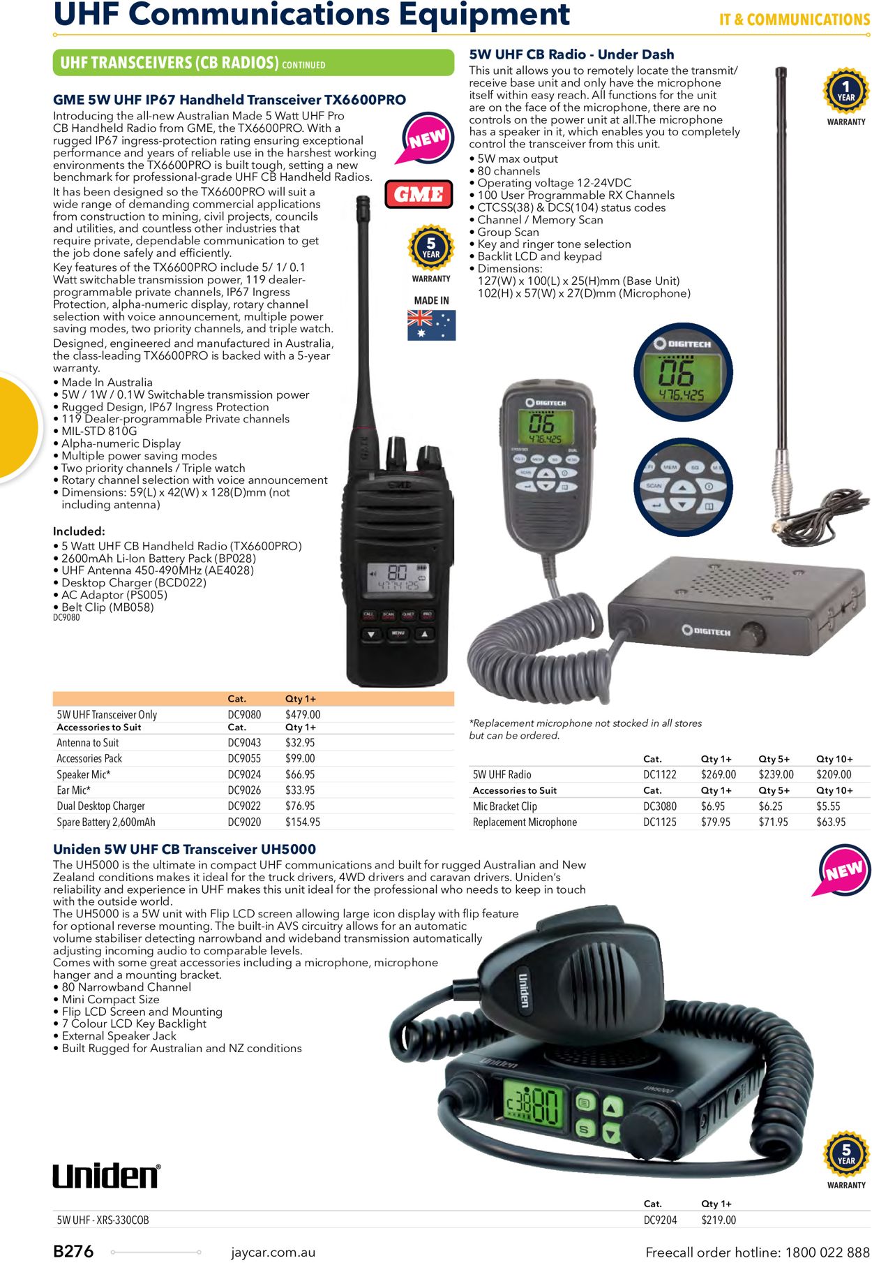 Jaycar Electronics Catalogue - 23/06-30/09/2022 (Page 276)