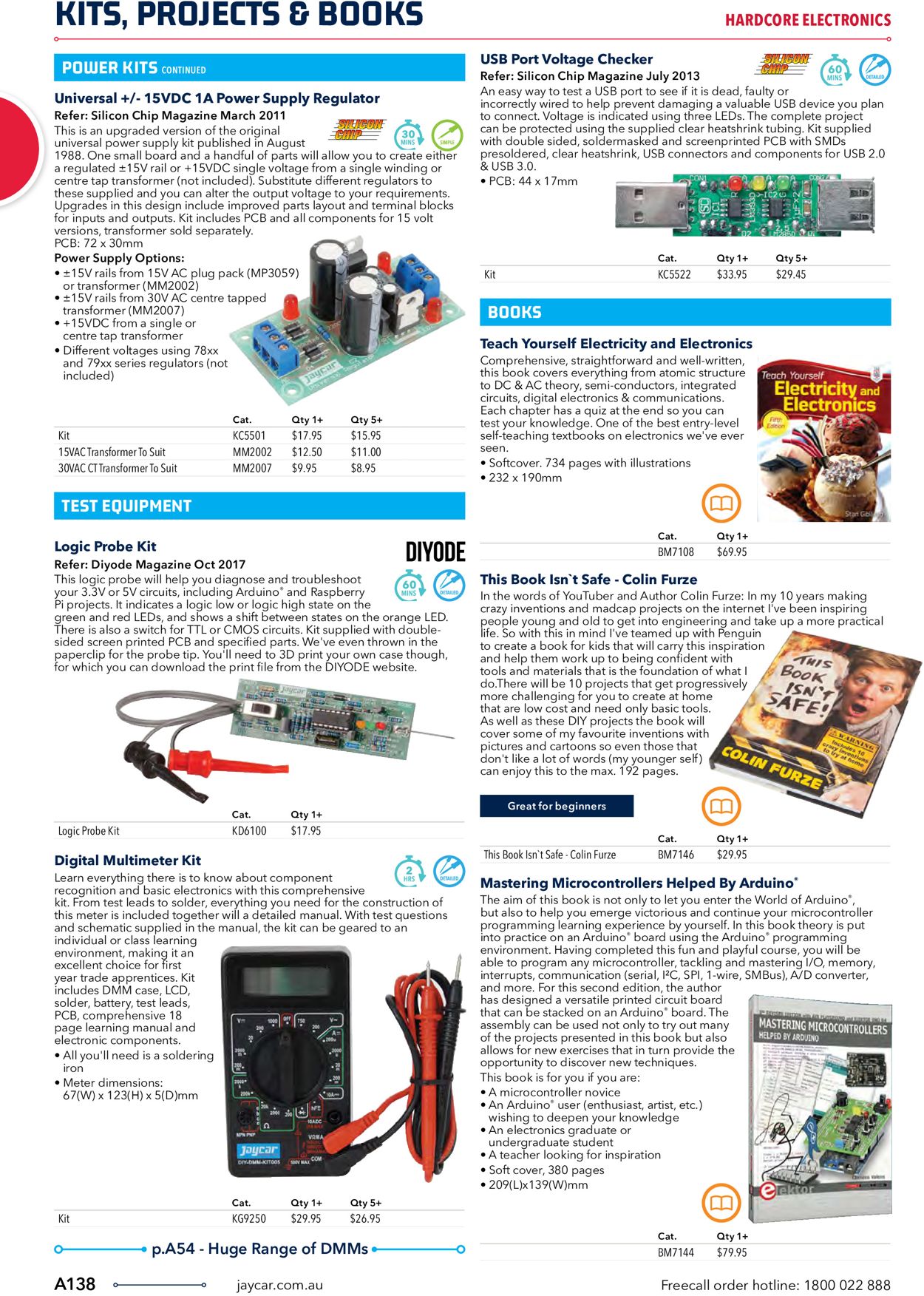Jaycar Electronics Catalogue - 23/06-30/09/2022 (Page 138)