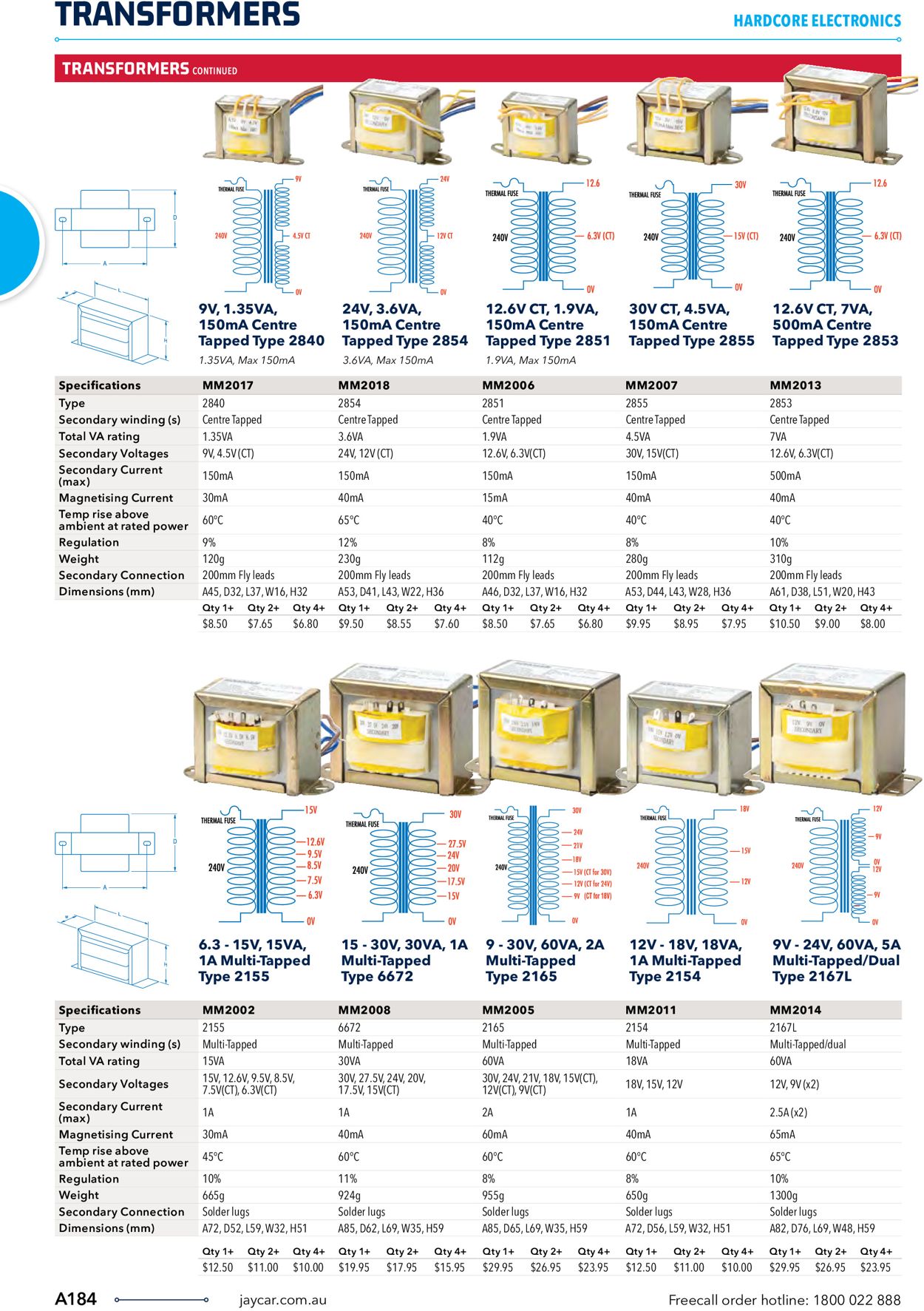 Jaycar Electronics Catalogue - 23/06-30/09/2022 (Page 184)