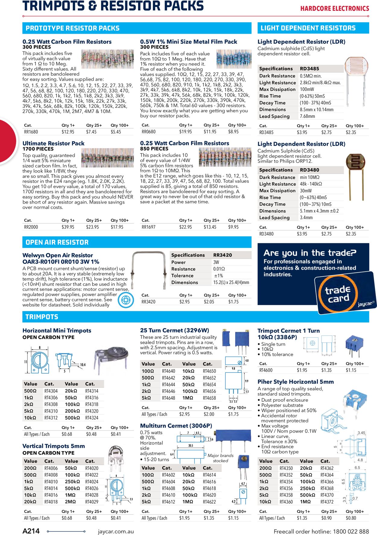 Jaycar Electronics Catalogue - 23/06-30/09/2022 (Page 214)