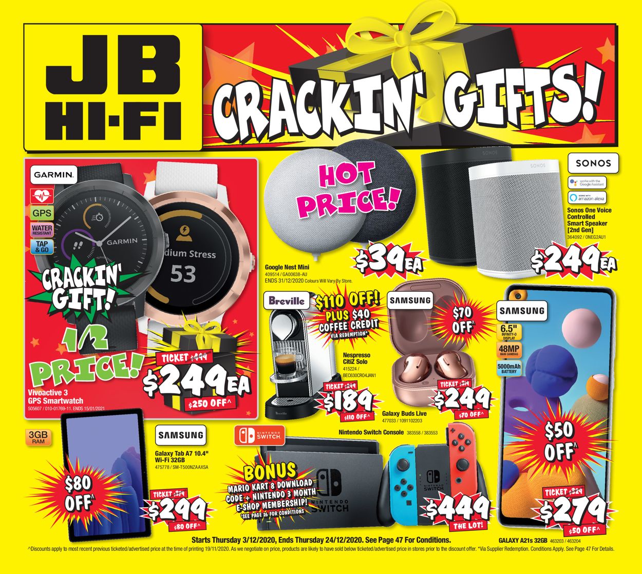 JB Hi-Fi - Christmas Gift 2020 Catalogue - 03/12-24/12/2020