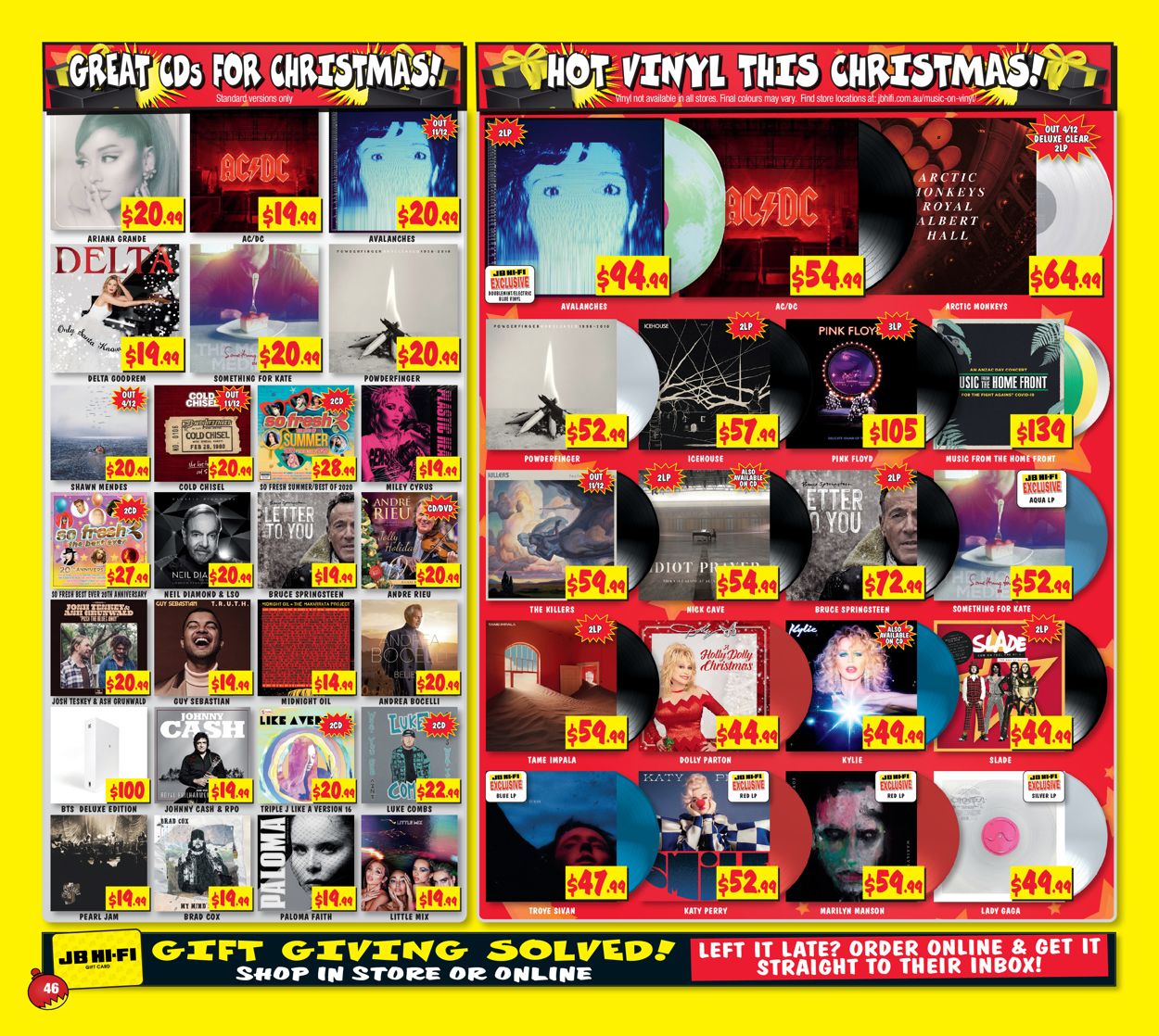 JB Hi-Fi - Christmas Gift 2020 Catalogue - 03/12-24/12/2020 (Page 46)