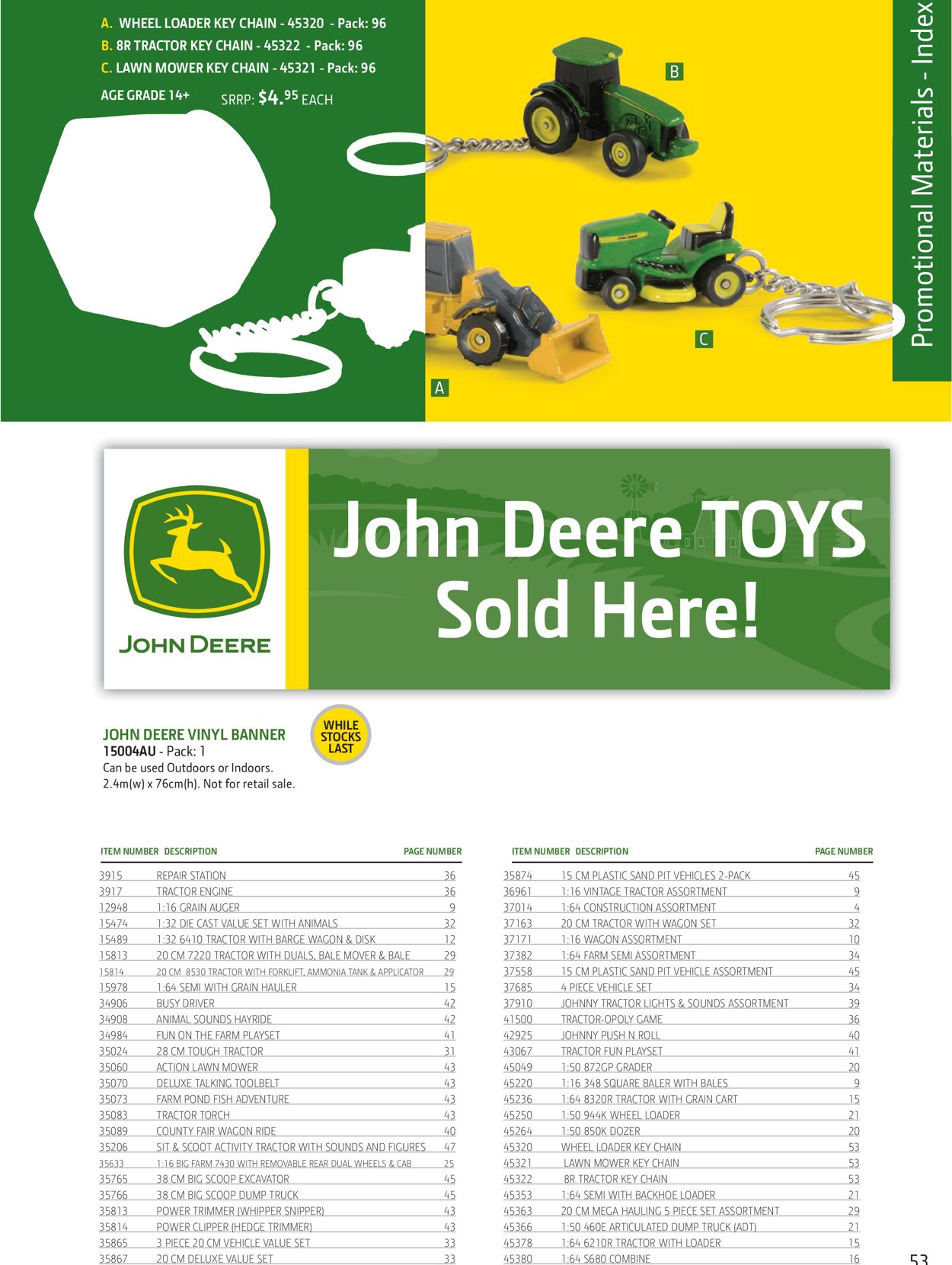 John Deere Catalogue - 01/02-31/01/2021 (Page 53)