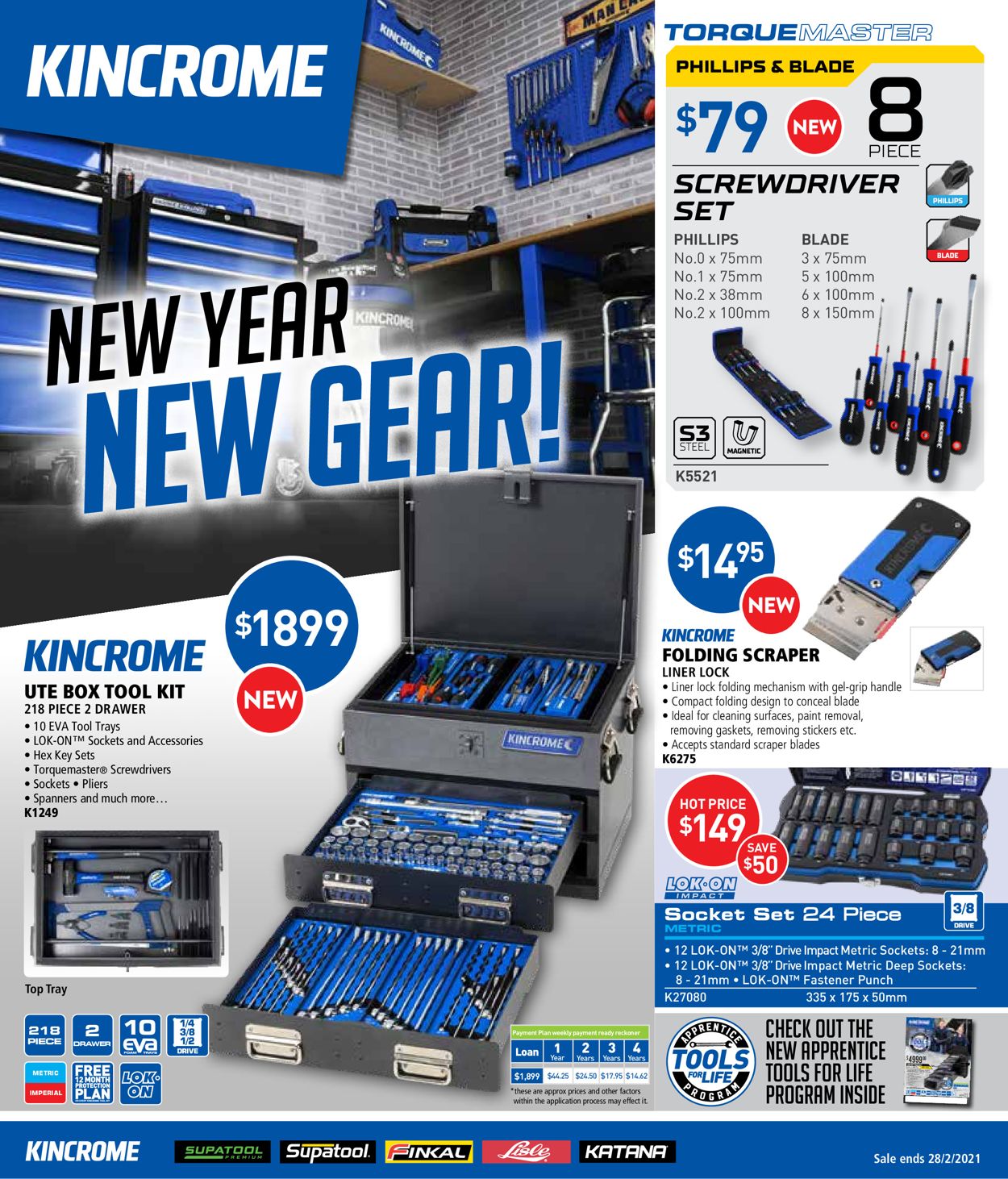 Kincrome - New Year Sale 2021 Catalogue - 01/01-28/02/2021