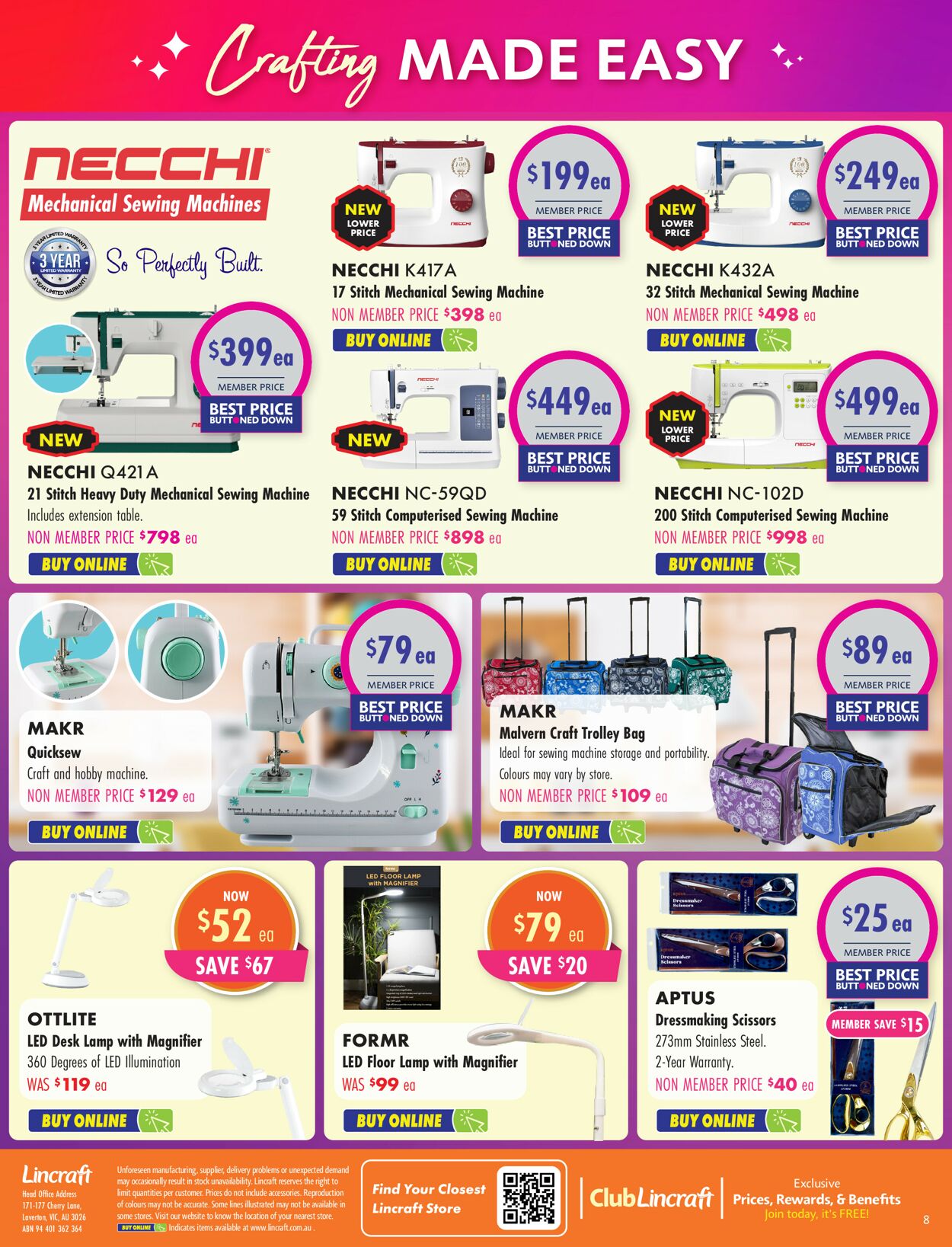 Lincraft Catalogue - 04/05-21/05/2023 (Page 8)