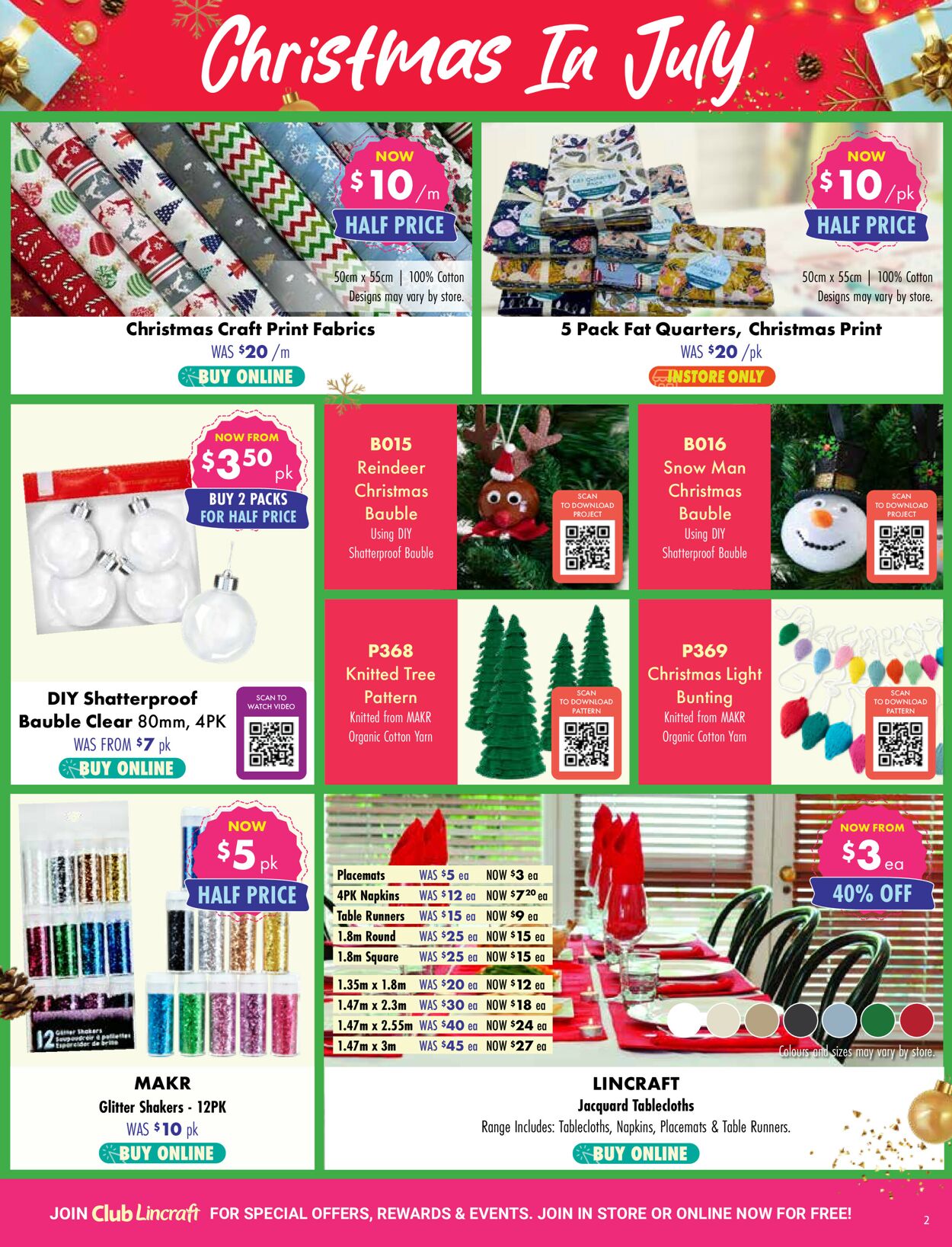 Lincraft Catalogue - 20/07-30/07/2023 (Page 2)