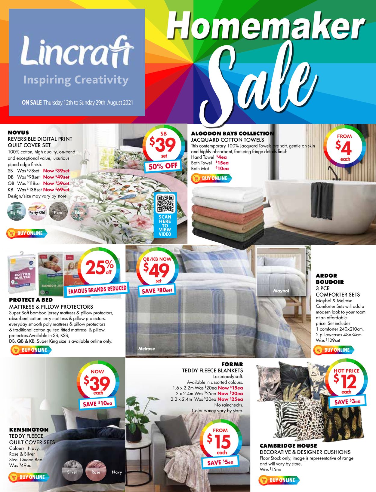 Lincraft Catalogue - 12/08-29/08/2021